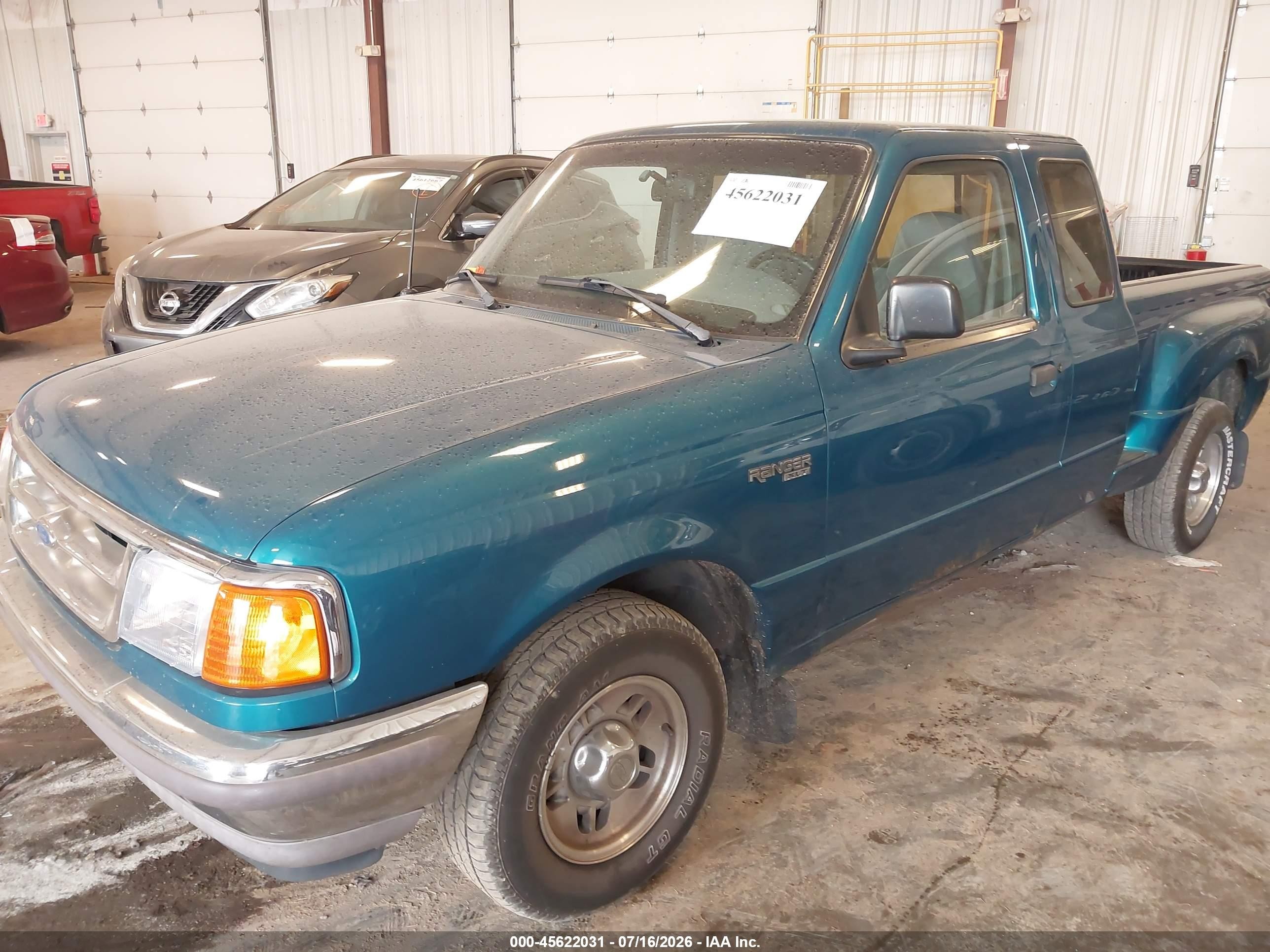 1997 Ford Ranger Splash/xl/xlt Green vin: 1FTCR14U9VPB48197