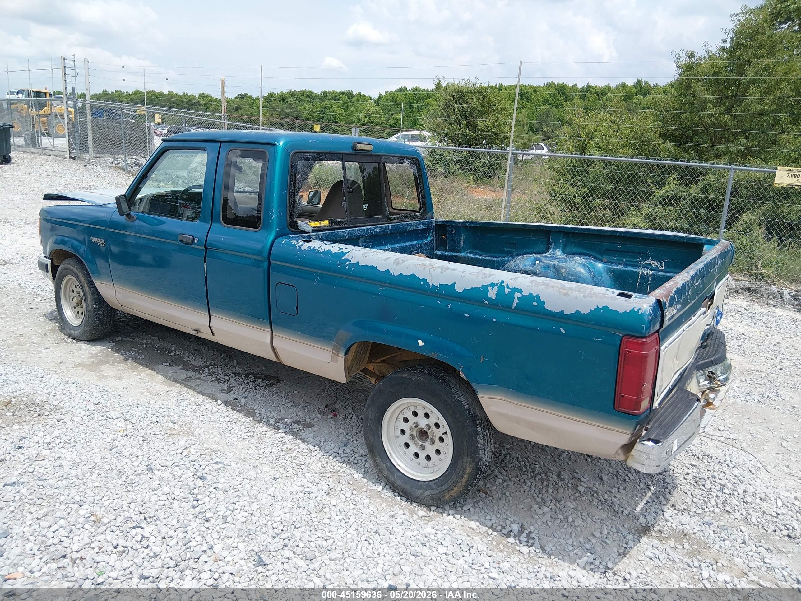 1992 Ford Ranger Super Cab Зеленый vin: 1FTCR14UXNPA53518
