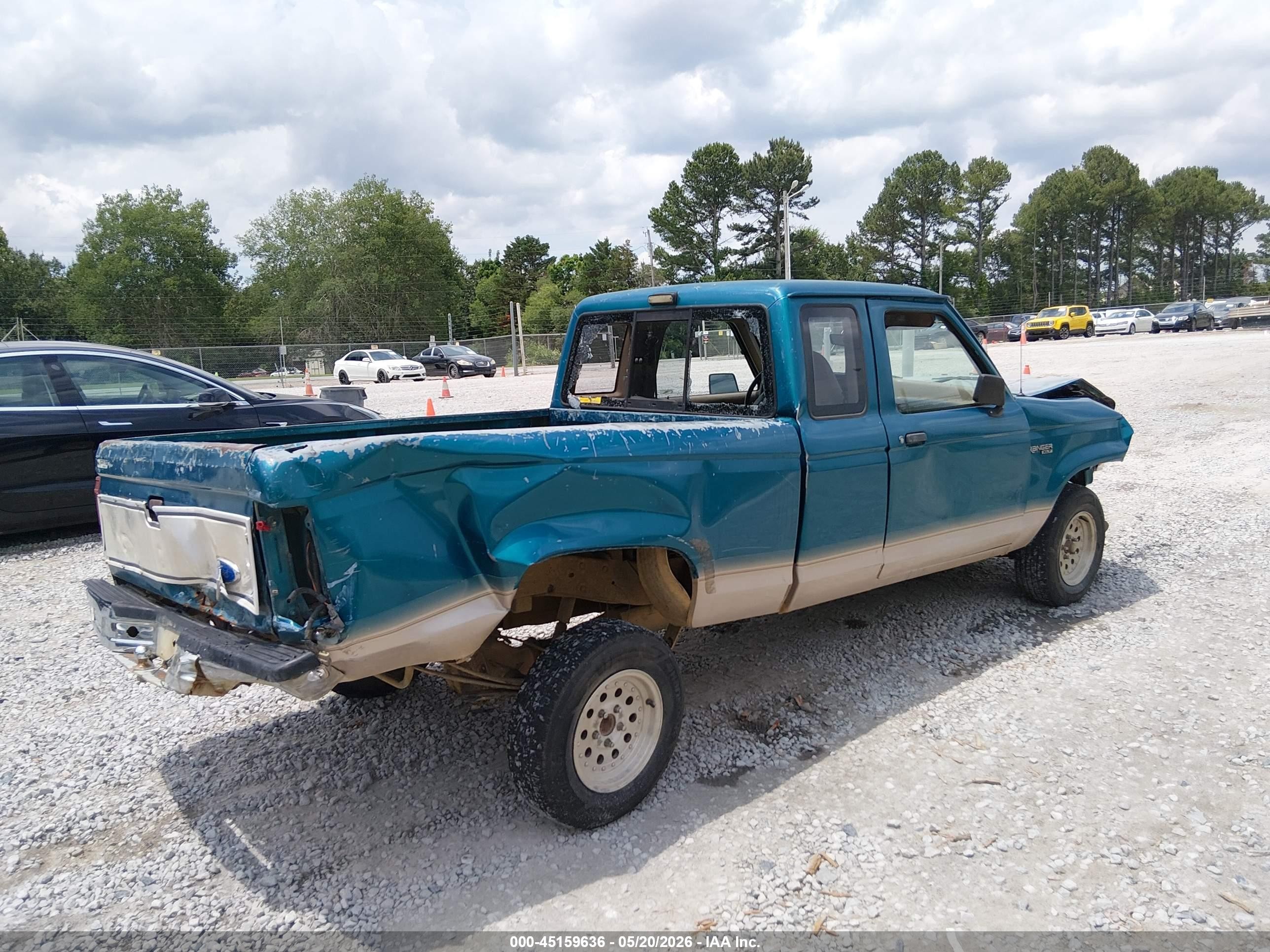 1992 Ford Ranger Super Cab Зеленый vin: 1FTCR14UXNPA53518