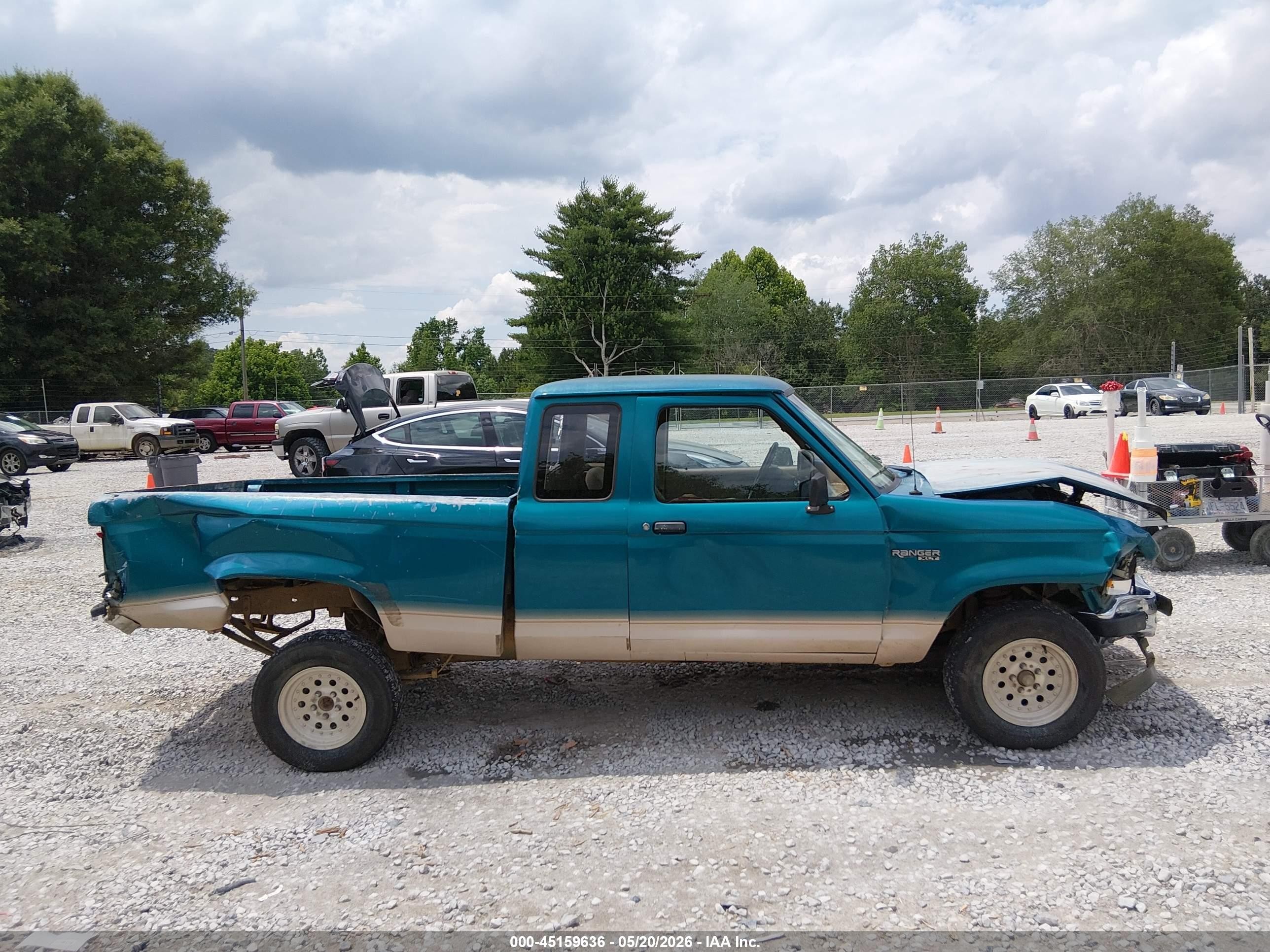 1992 Ford Ranger Super Cab Зеленый vin: 1FTCR14UXNPA53518