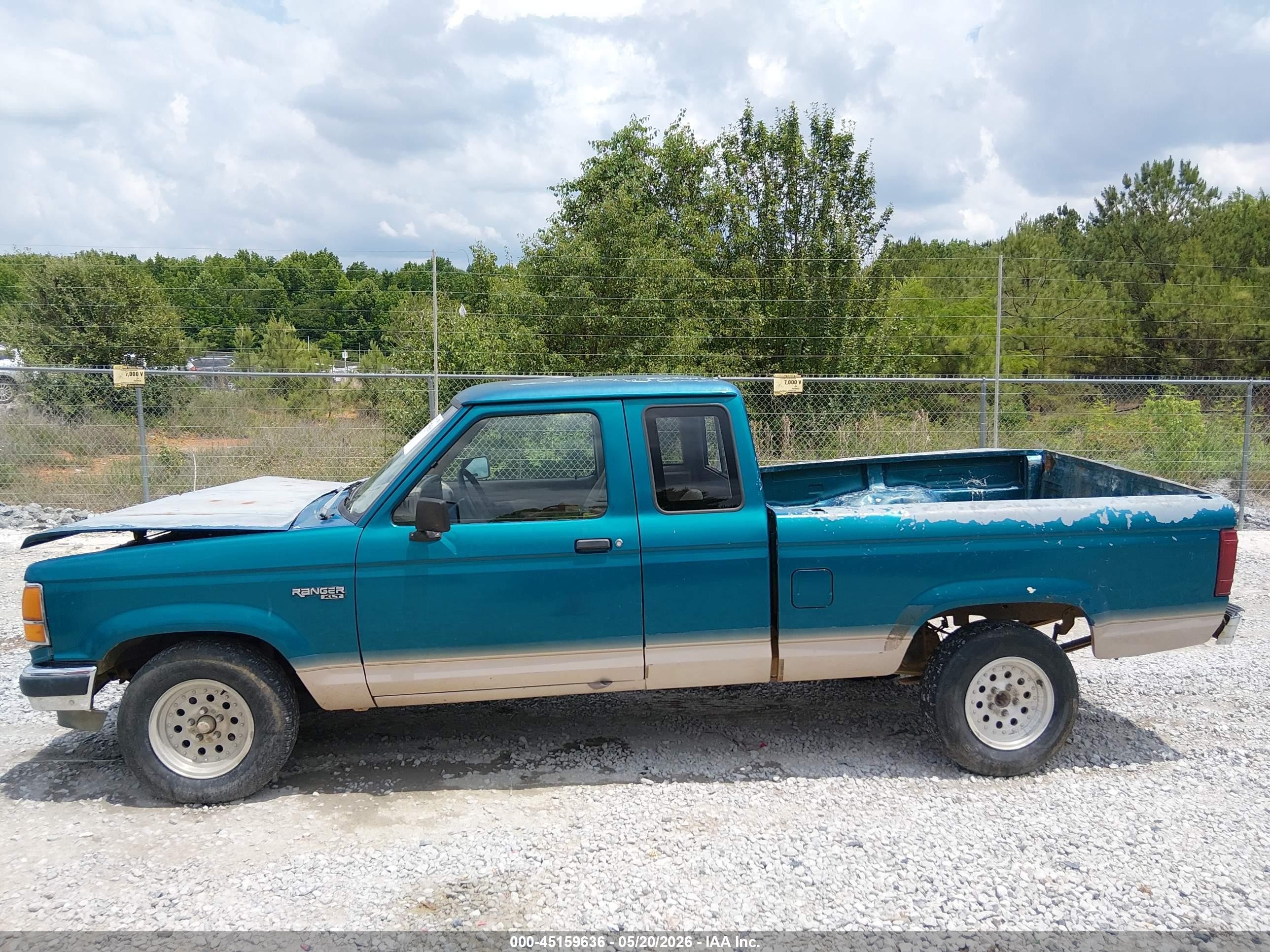 1992 Ford Ranger Super Cab Зеленый vin: 1FTCR14UXNPA53518
