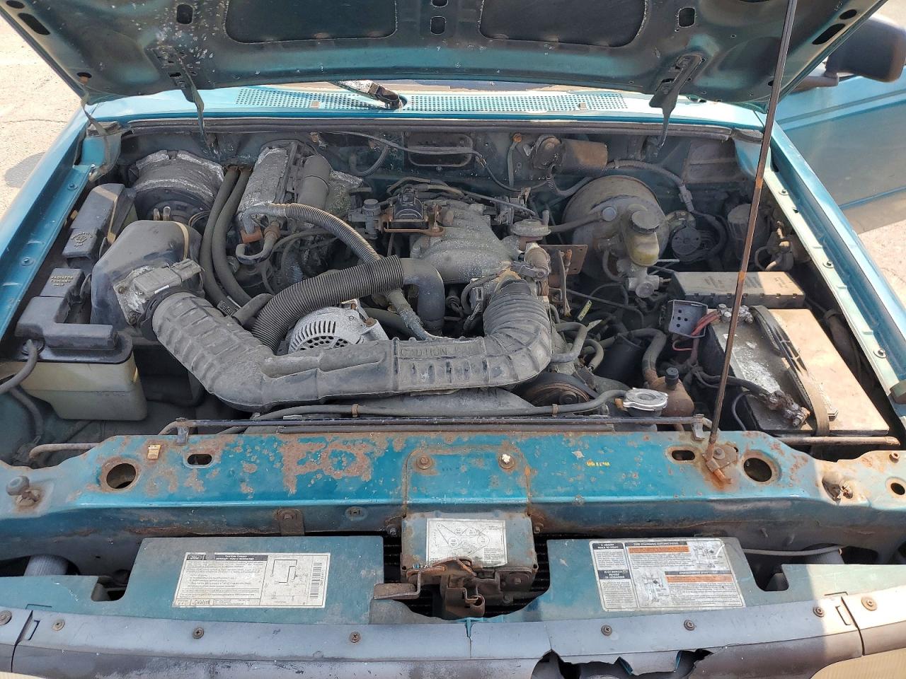 1994 Ford Ranger Super Cab Teal vin: 1FTCR14UXRTA51703