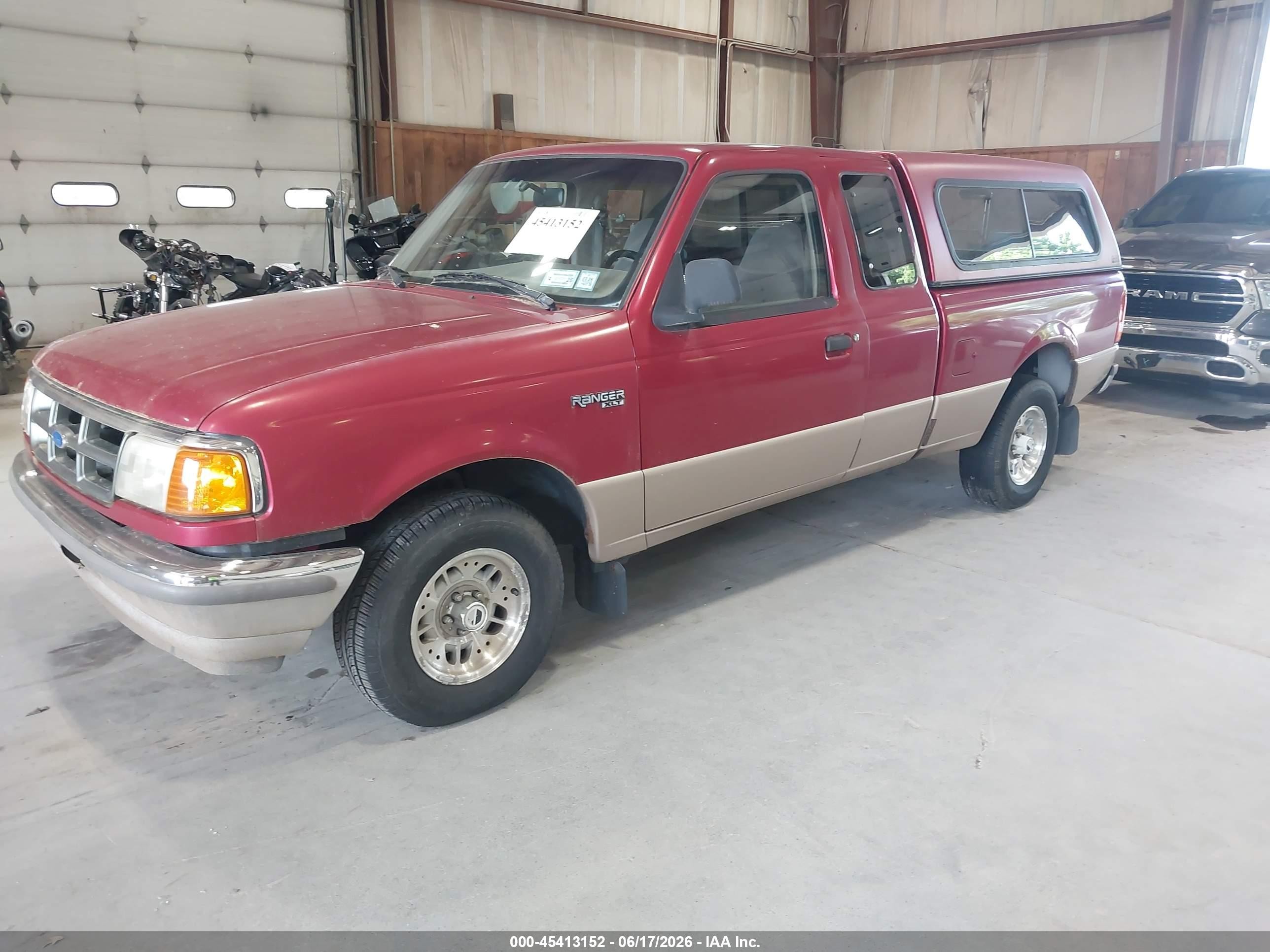 1994 Ford Ranger Super Cab Red vin: 1FTCR14UXRTB04092