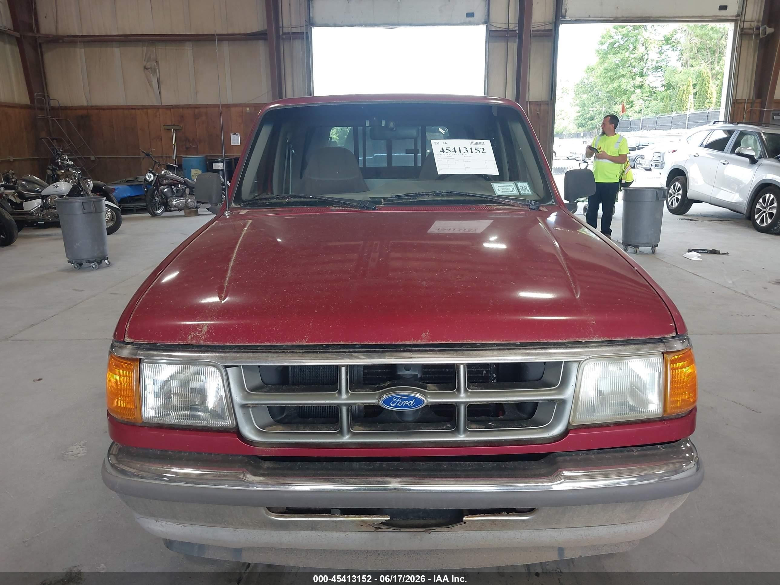 1994 Ford Ranger Super Cab Red vin: 1FTCR14UXRTB04092