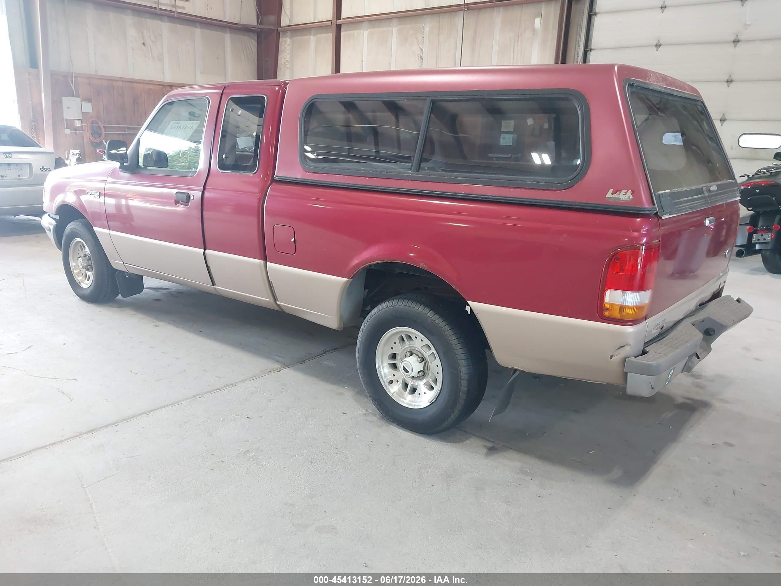1994 Ford Ranger Super Cab Red vin: 1FTCR14UXRTB04092