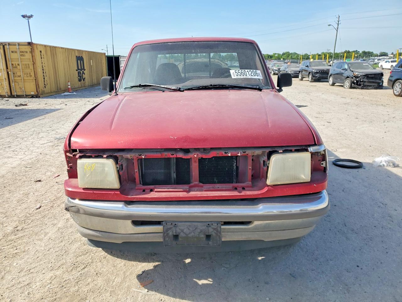 1994 Ford Ranger Super Cab Red vin: 1FTCR14X0RPA08653
