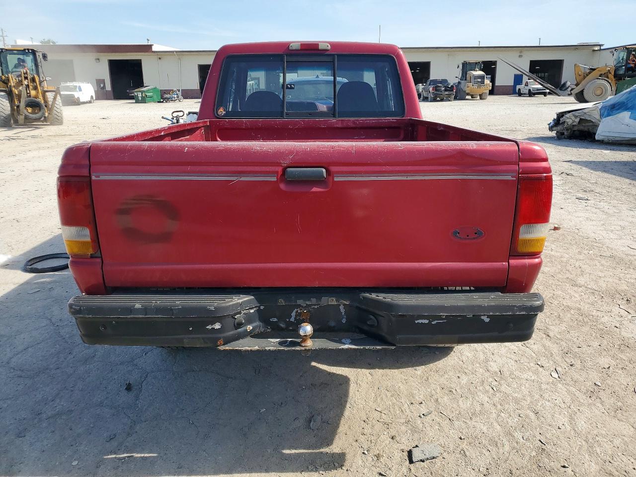 1994 Ford Ranger Super Cab Red vin: 1FTCR14X0RPA08653