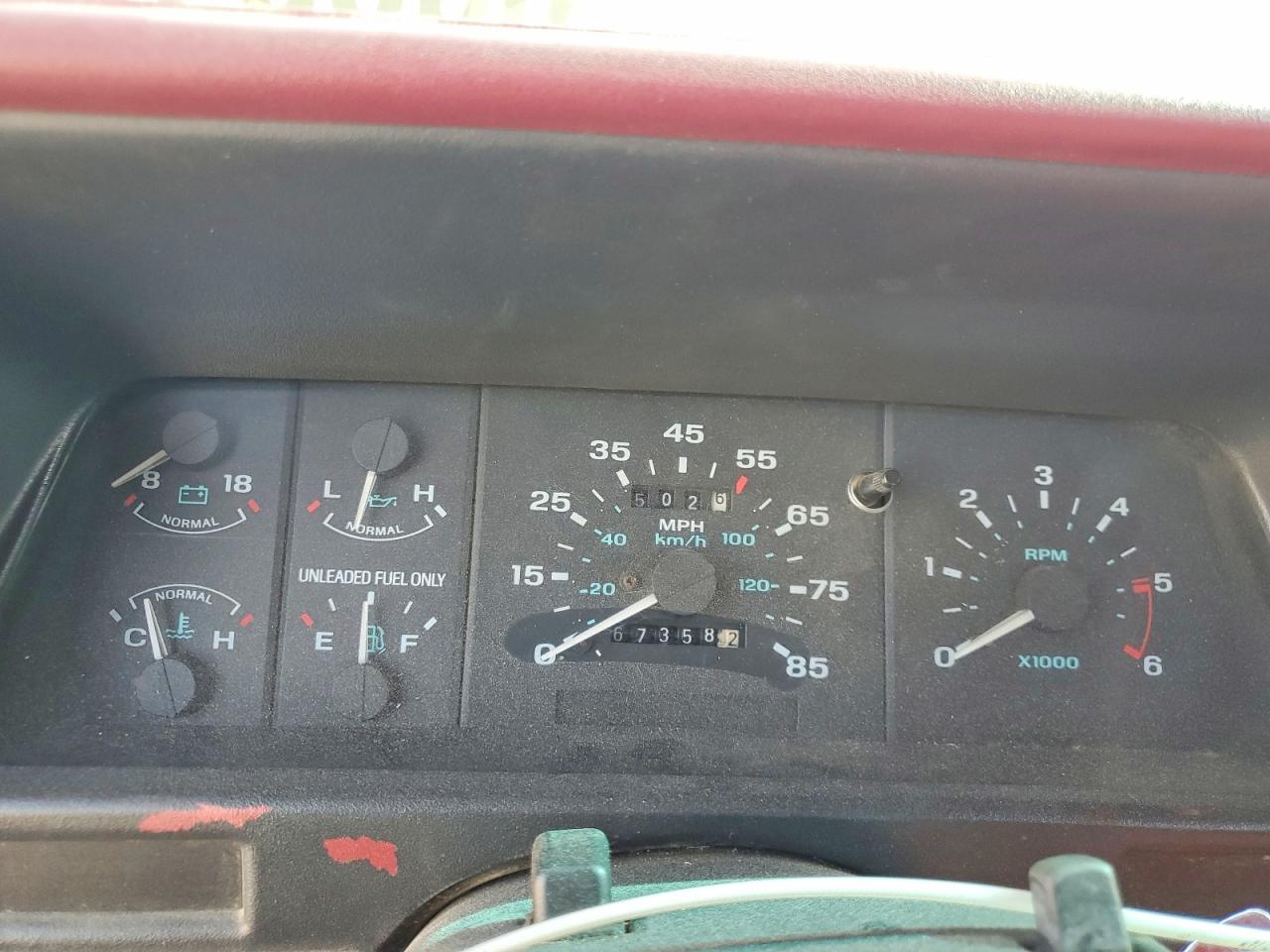 1994 Ford Ranger Super Cab Red vin: 1FTCR14X0RPA08653