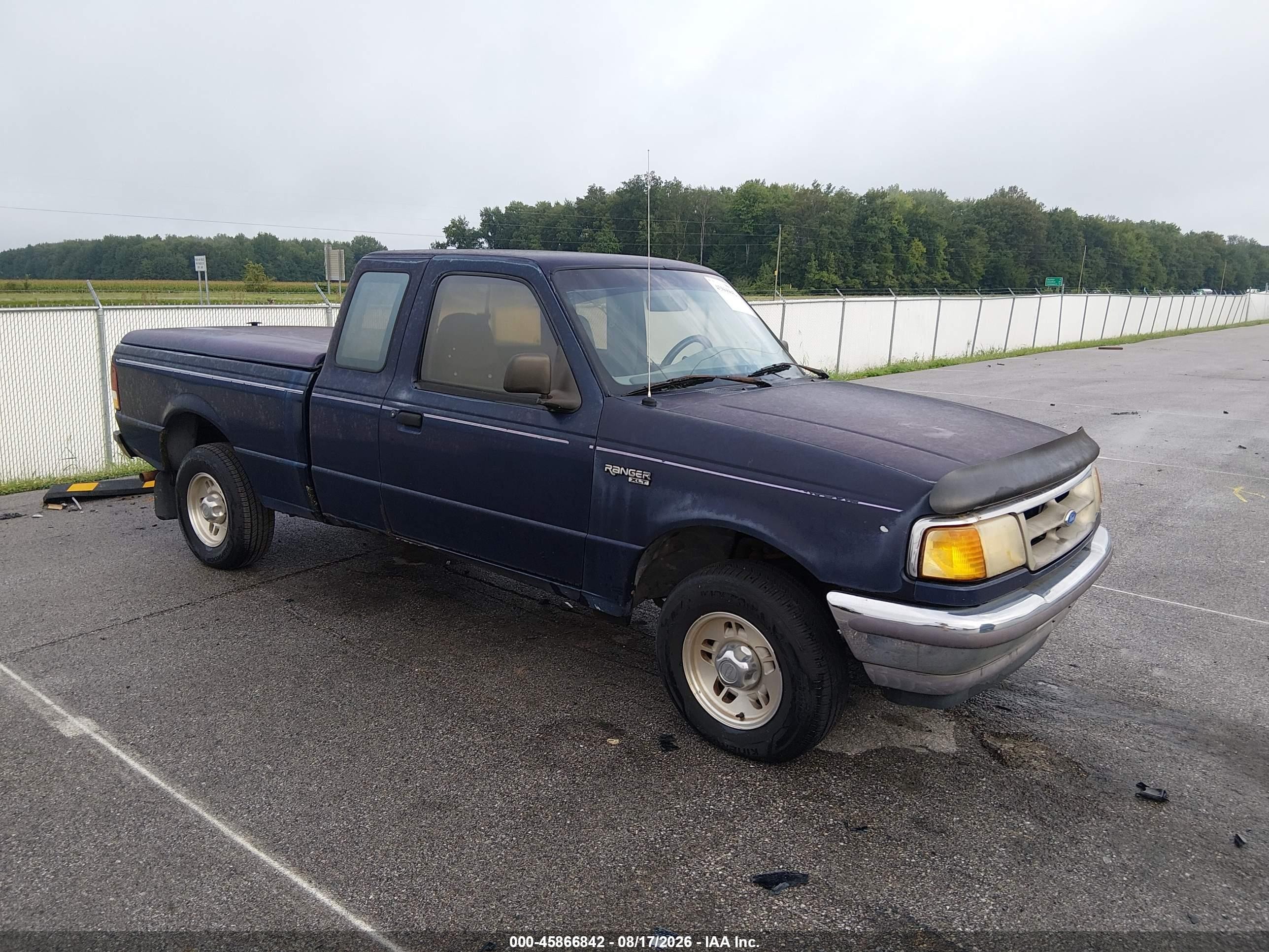 1997 Ford Ranger Splash/xlt Blue vin: 1FTCR14X0VPA61671