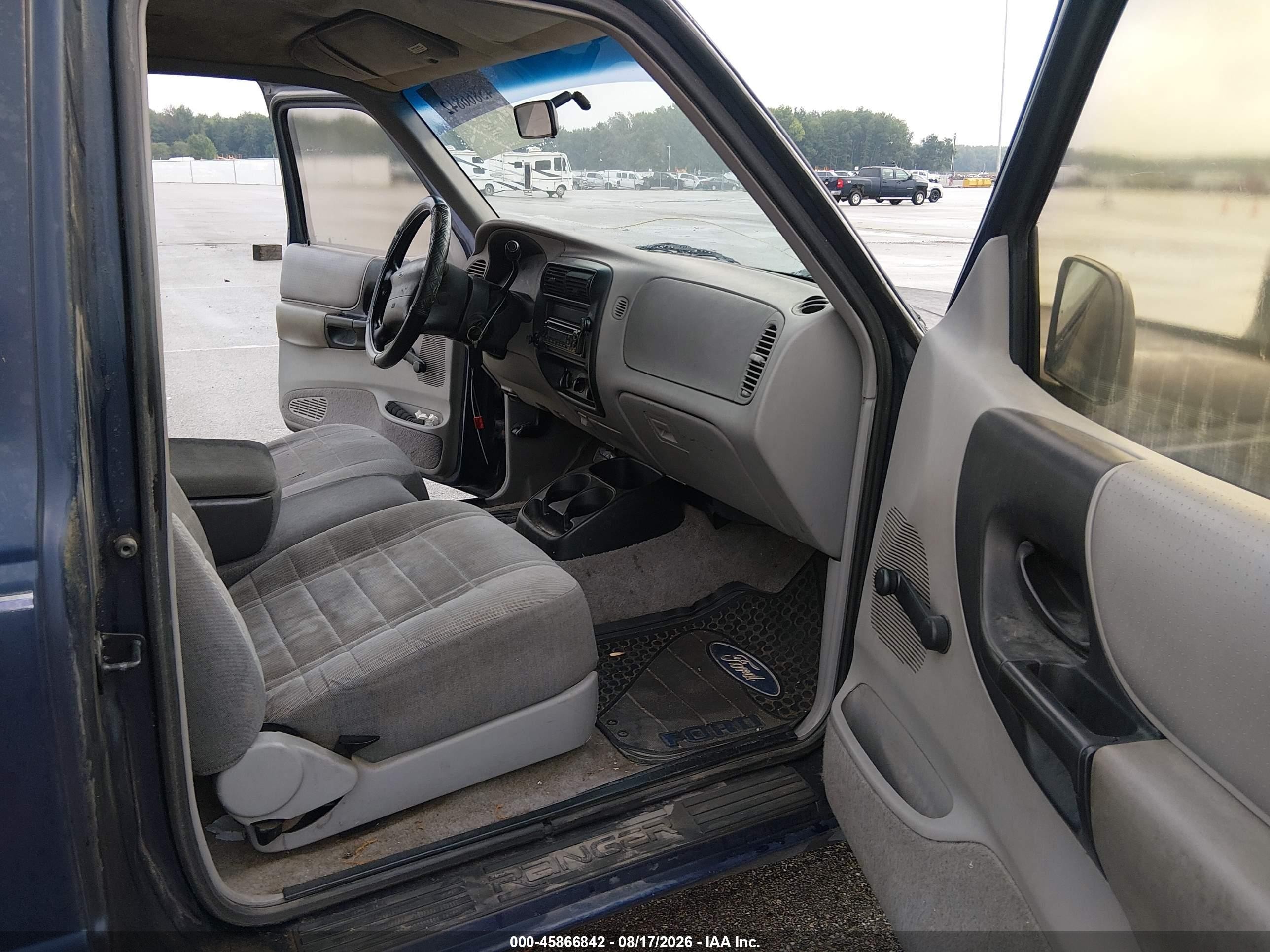 1997 Ford Ranger Splash/xlt Blue vin: 1FTCR14X0VPA61671
