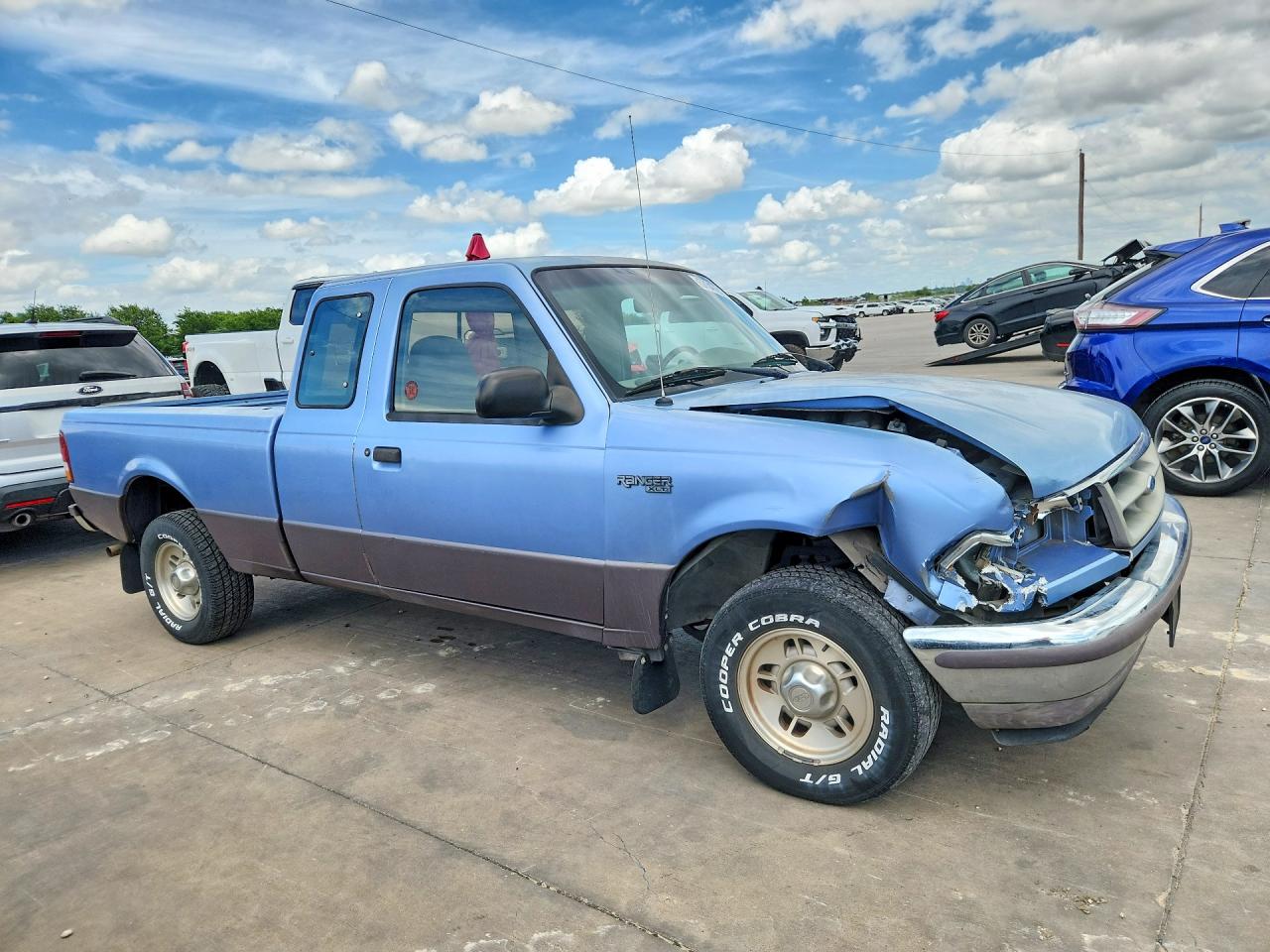 1997 Ford Ranger Super Cab Blue vin: 1FTCR14X0VTA22330