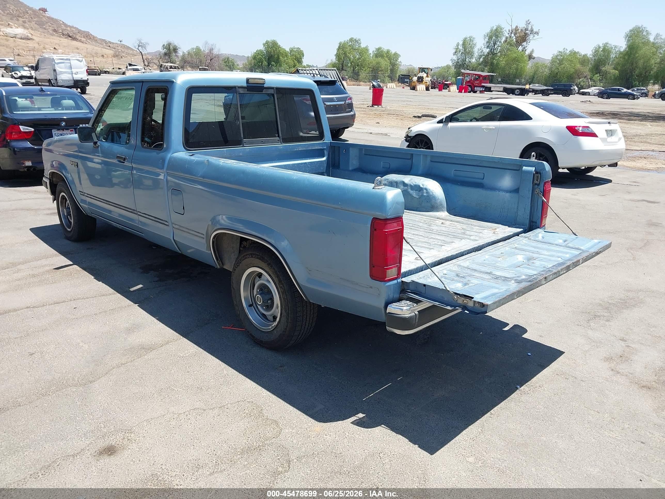 1990 Ford Ranger Super Cab Teal vin: 1FTCR14X1LPB21793
