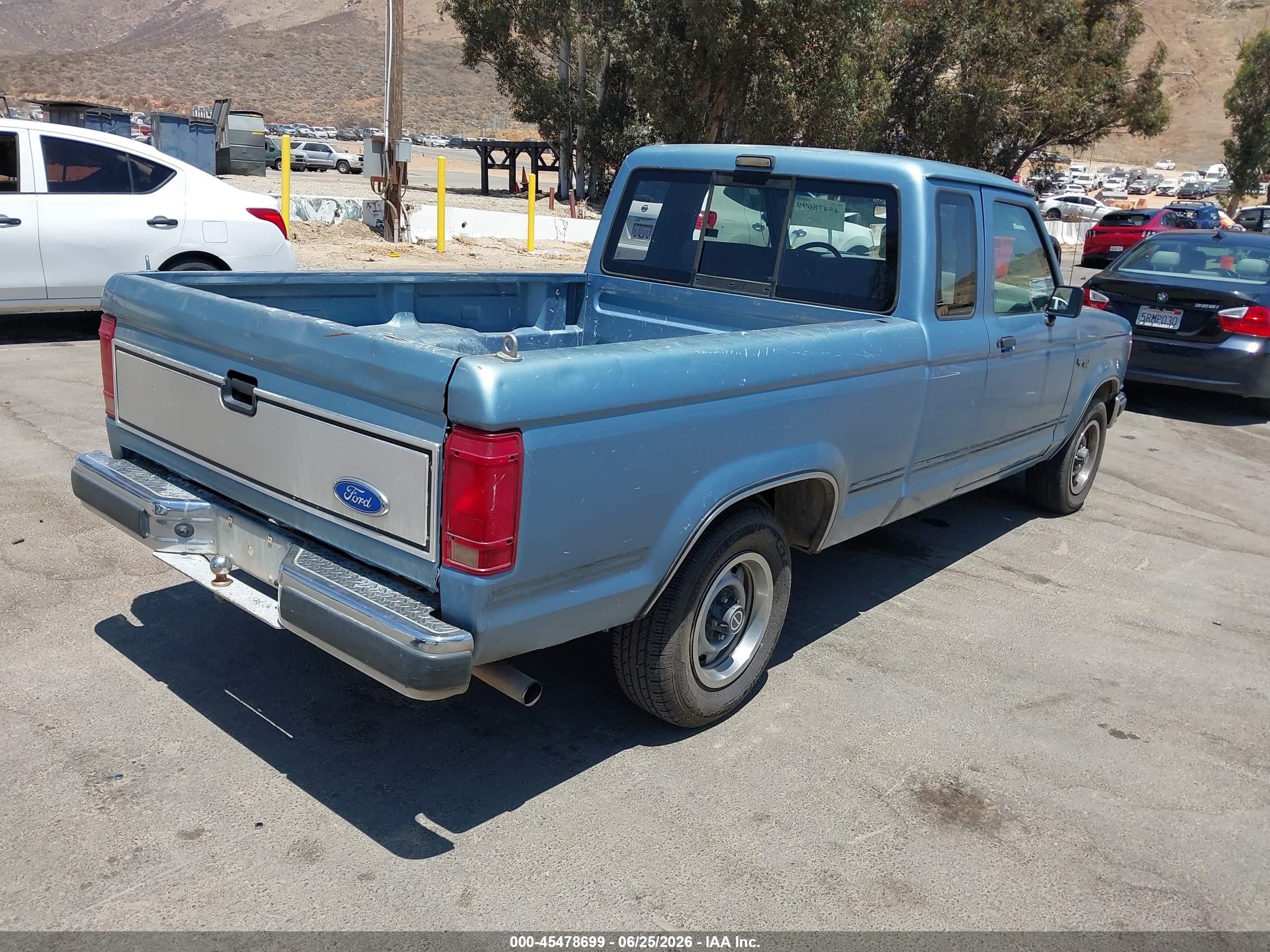 1990 Ford Ranger Super Cab Teal vin: 1FTCR14X1LPB21793