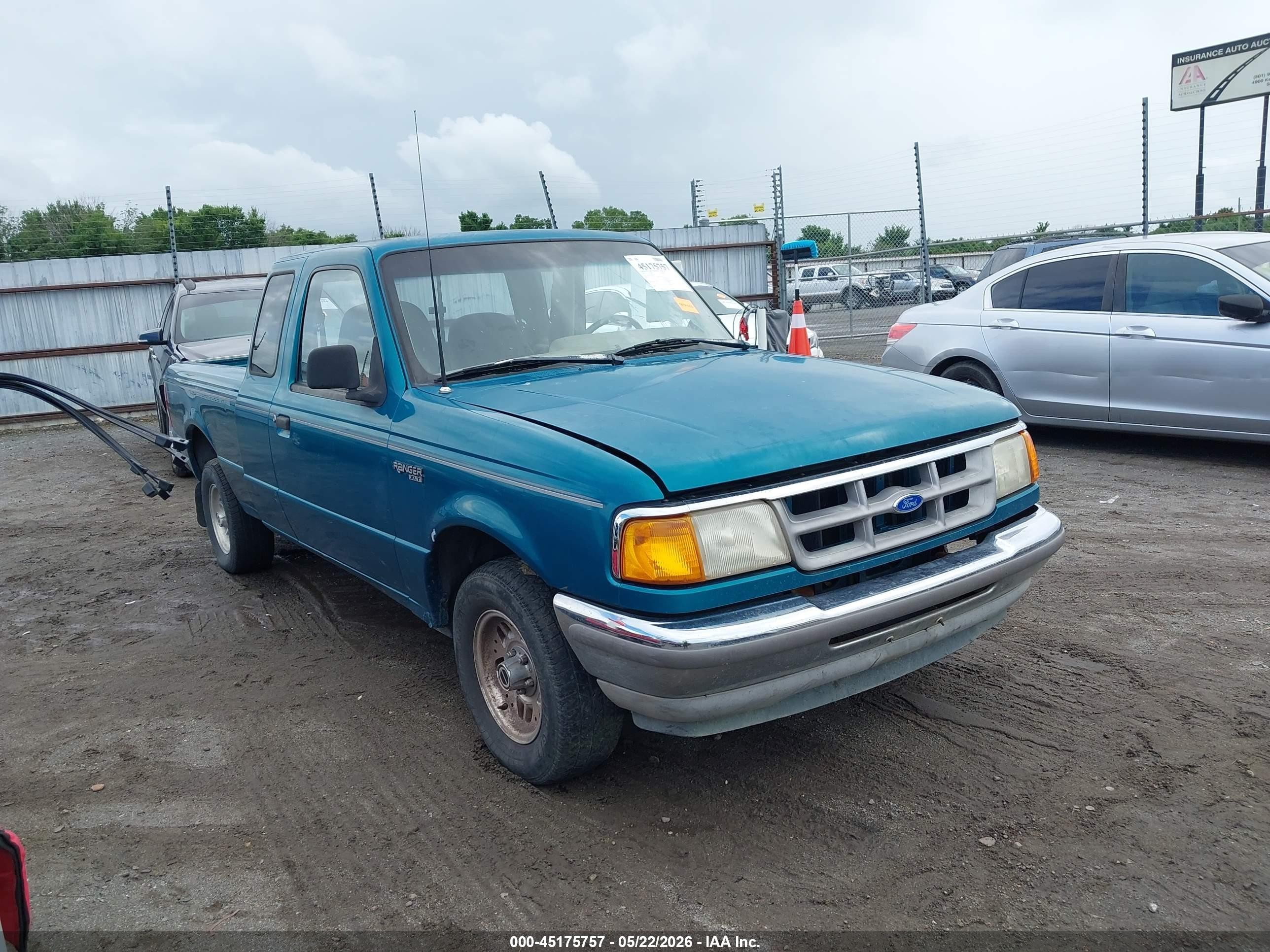 1993 Ford Ranger Super Cab Green vin: 1FTCR14X1PPA91734