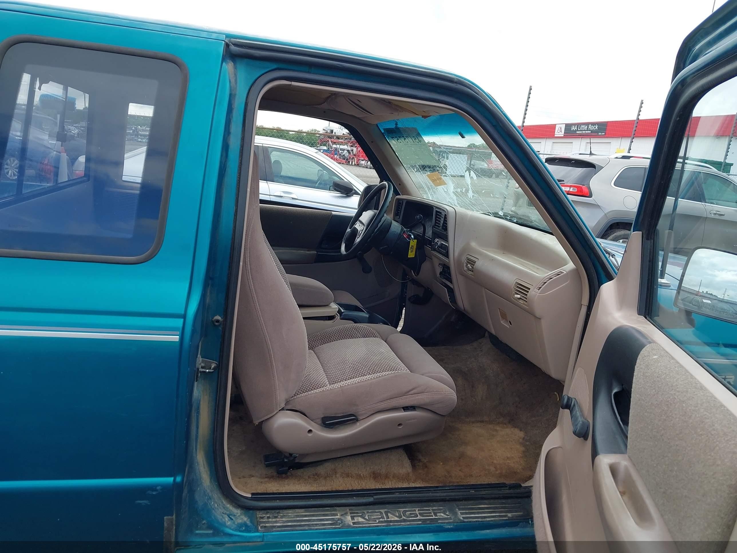 1993 Ford Ranger Super Cab Green vin: 1FTCR14X1PPA91734