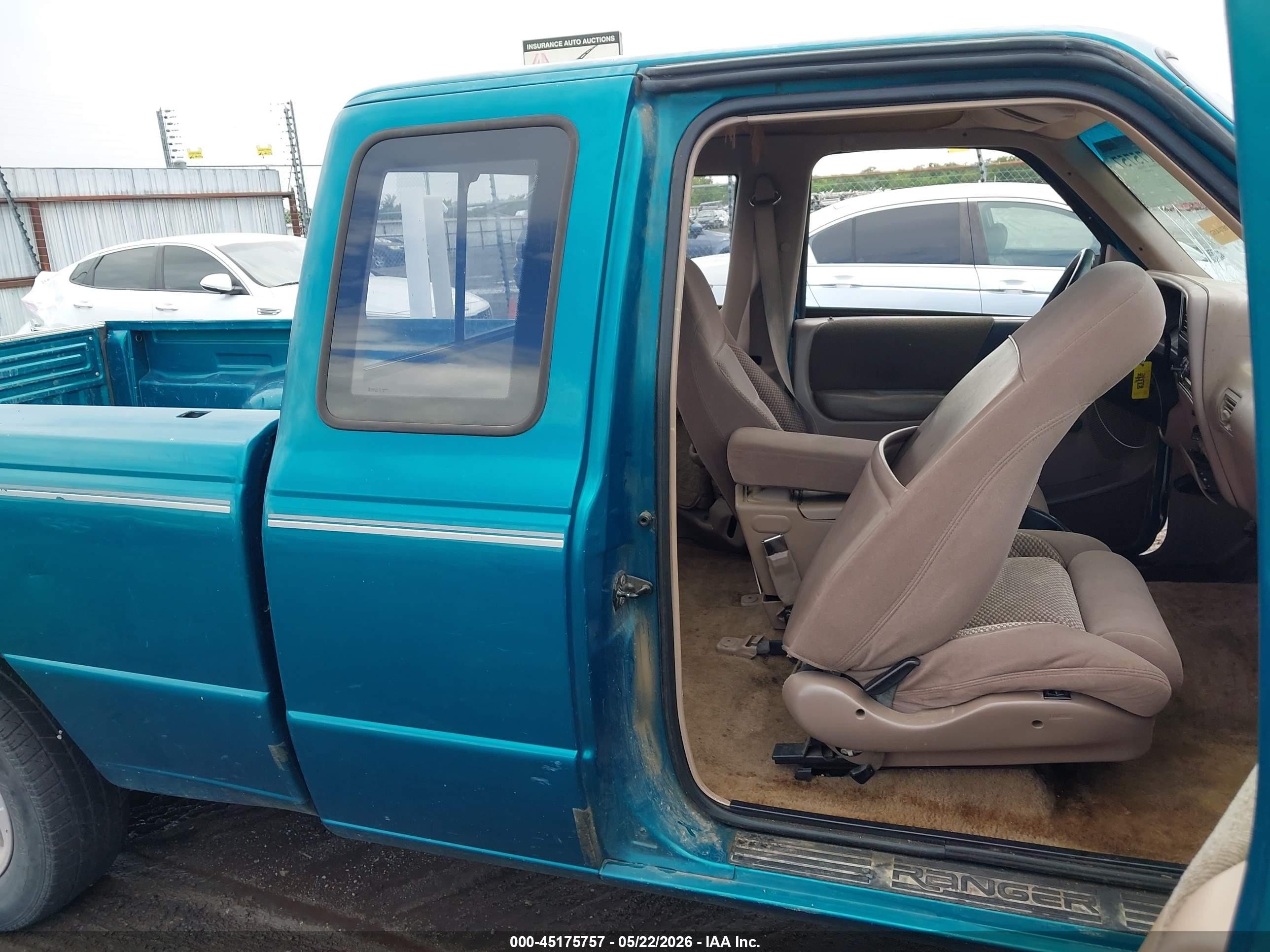 1993 Ford Ranger Super Cab Green vin: 1FTCR14X1PPA91734
