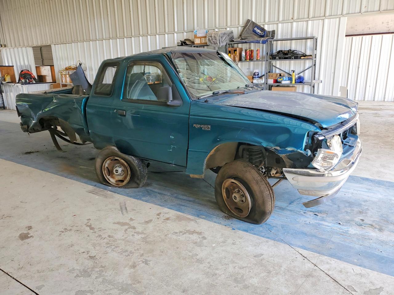 1994 Ford Ranger Super Cab Green vin: 1FTCR14X1RPC44776