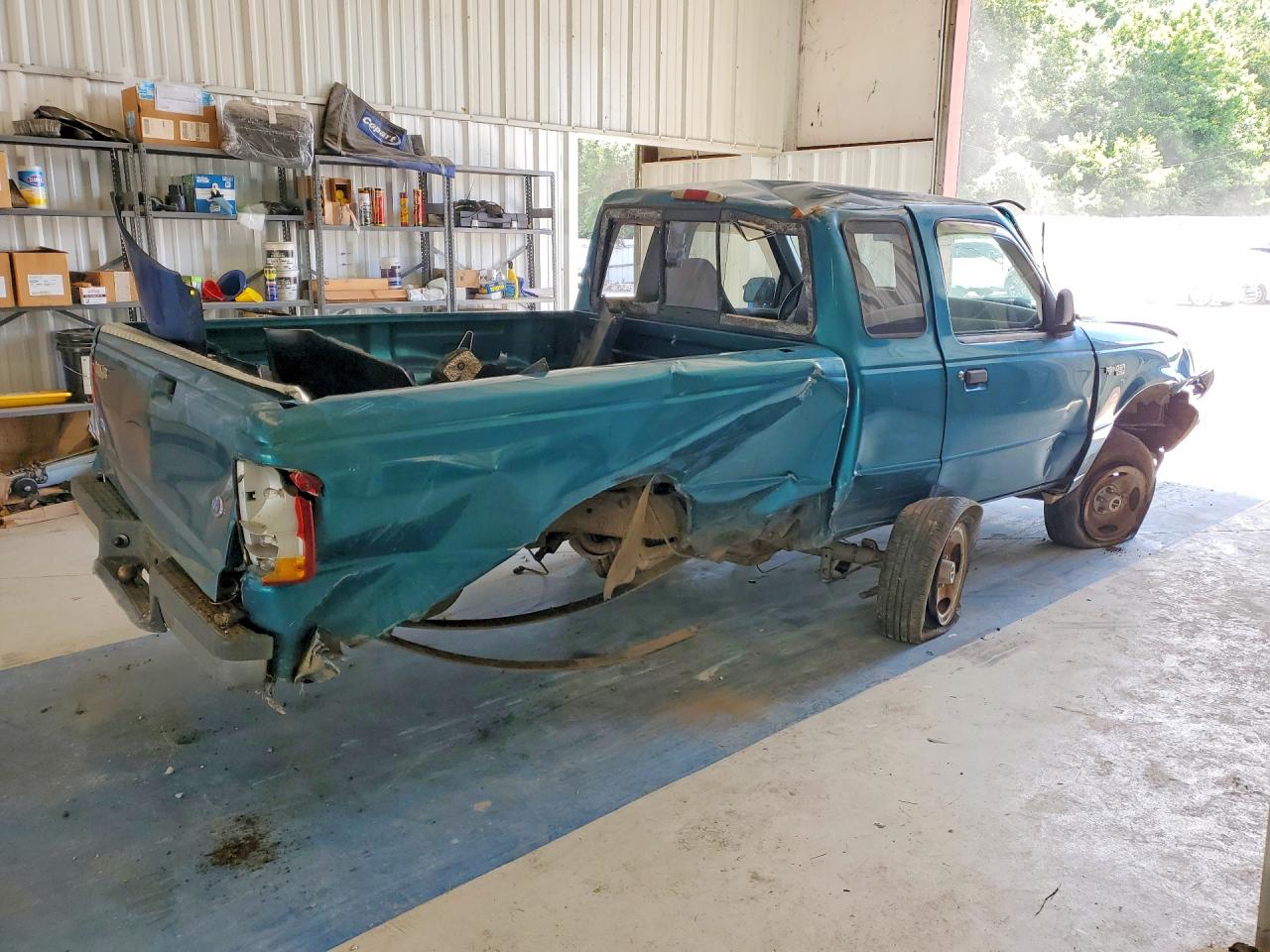 1994 Ford Ranger Super Cab Green vin: 1FTCR14X1RPC44776
