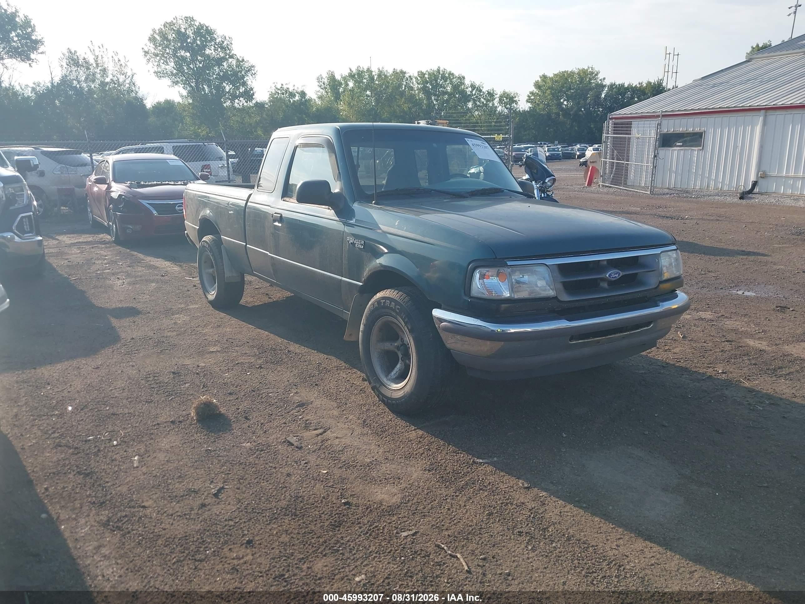 1995 Ford Ranger Super Cab Green vin: 1FTCR14X1SPA77972