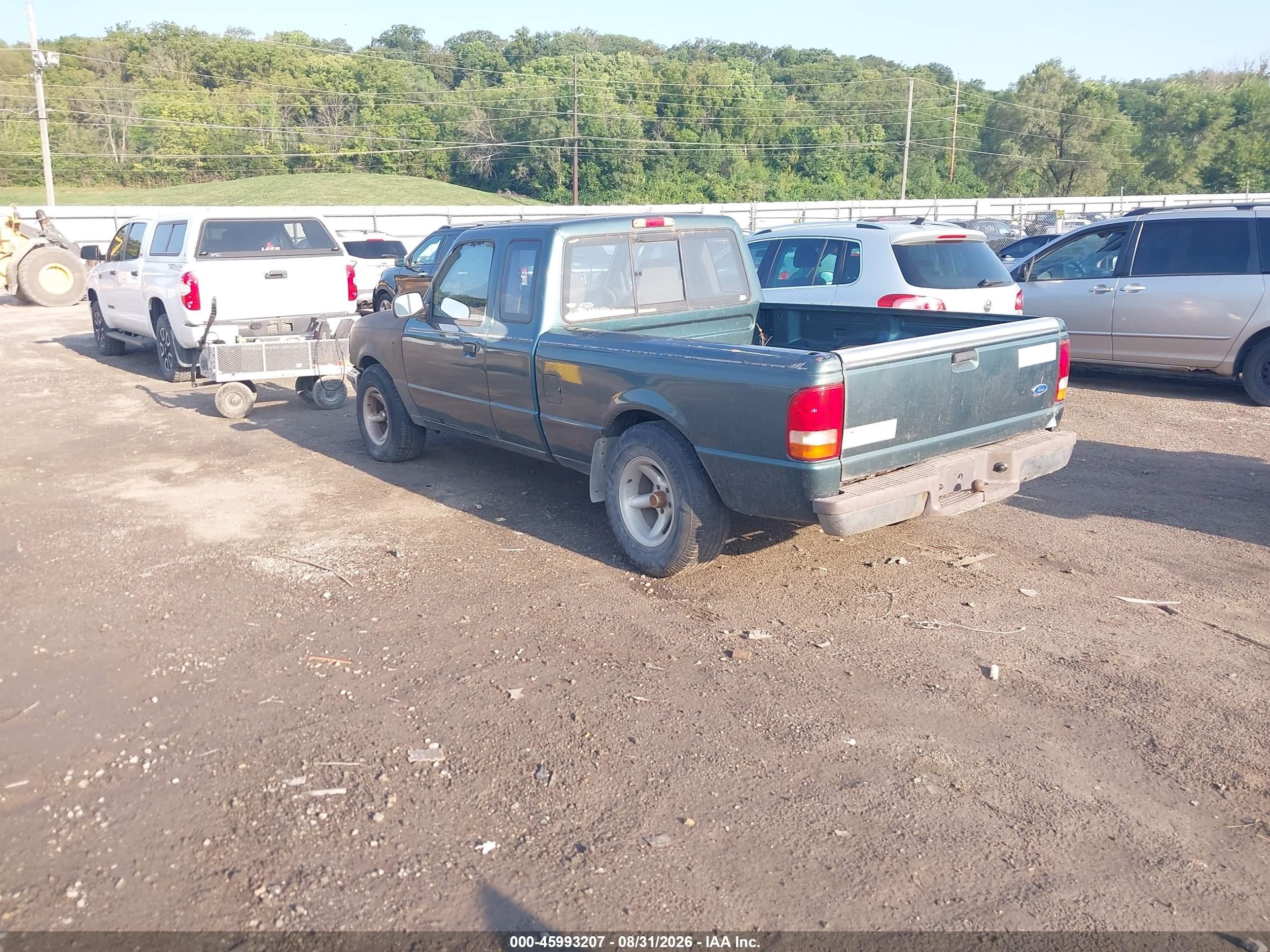 1995 Ford Ranger Super Cab Green vin: 1FTCR14X1SPA77972