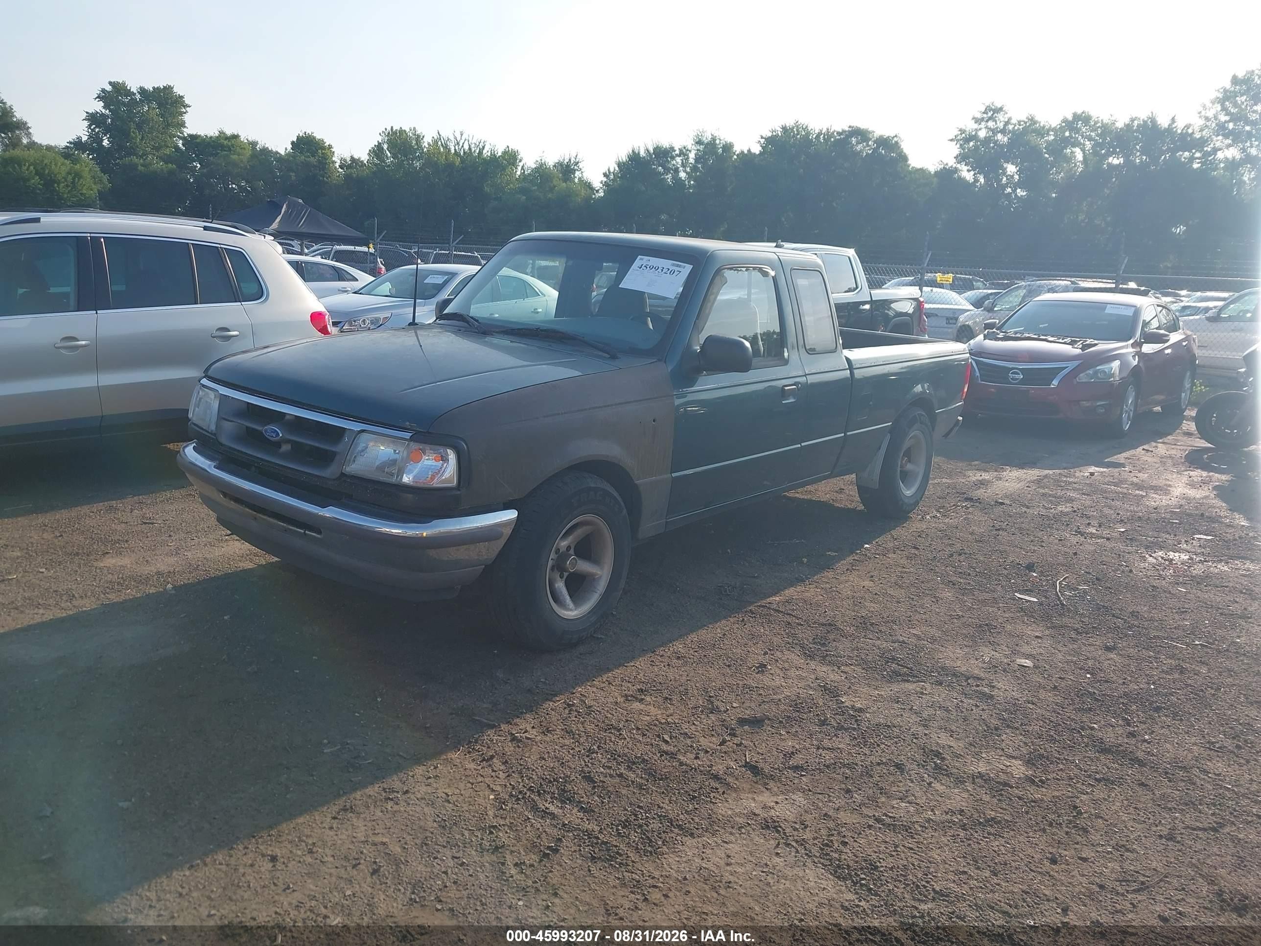 1995 Ford Ranger Super Cab Green vin: 1FTCR14X1SPA77972
