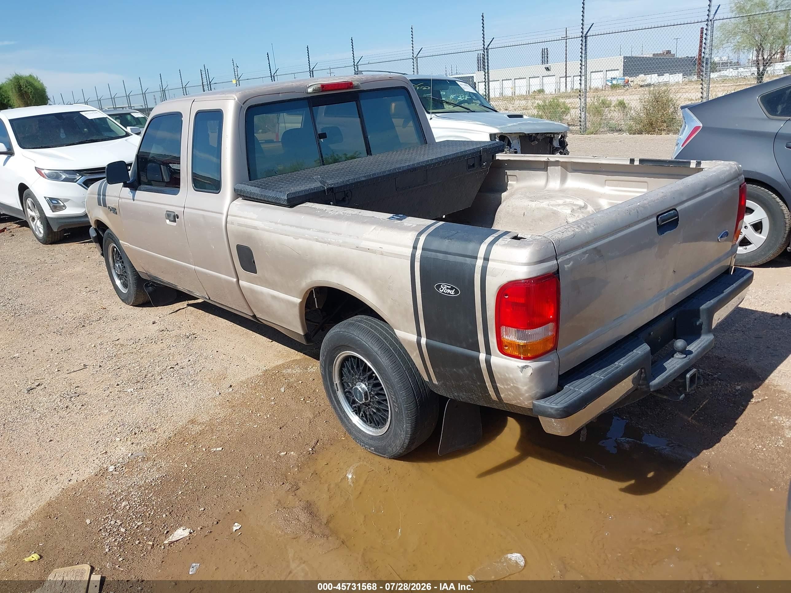 1997 Ford Ranger Splash/xlt Champagne vin: 1FTCR14X1VPA68757