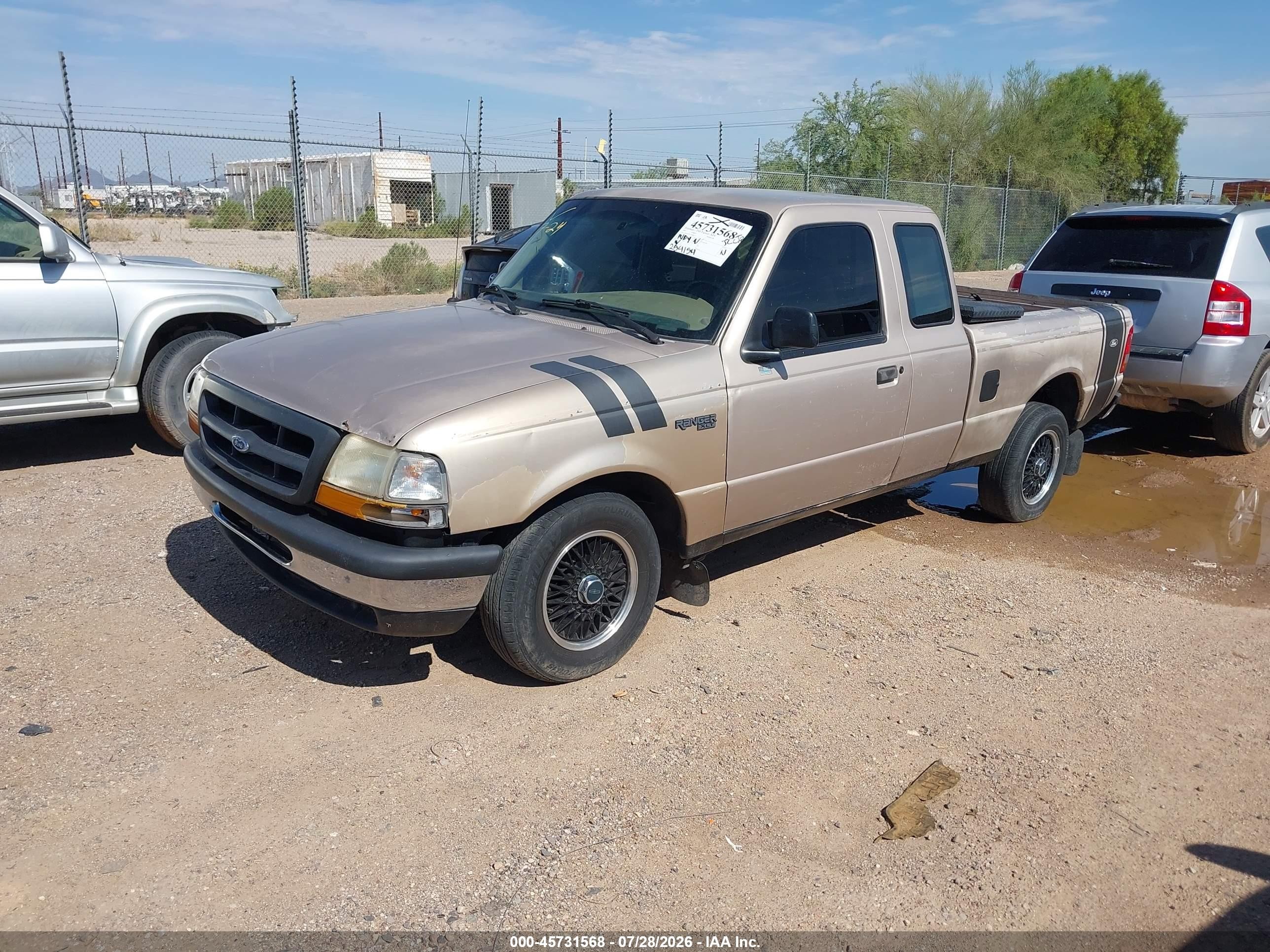 1997 Ford Ranger Splash/xlt Champagne vin: 1FTCR14X1VPA68757