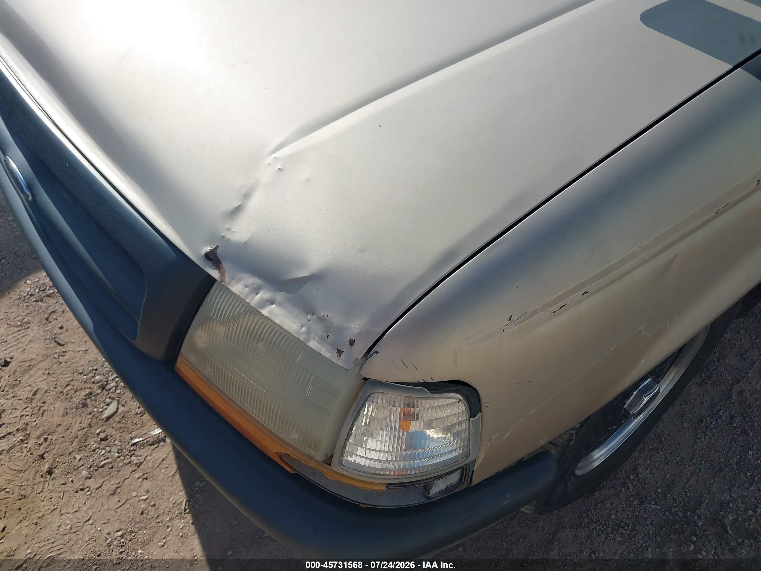 1997 Ford Ranger Splash/xlt Champagne vin: 1FTCR14X1VPA68757