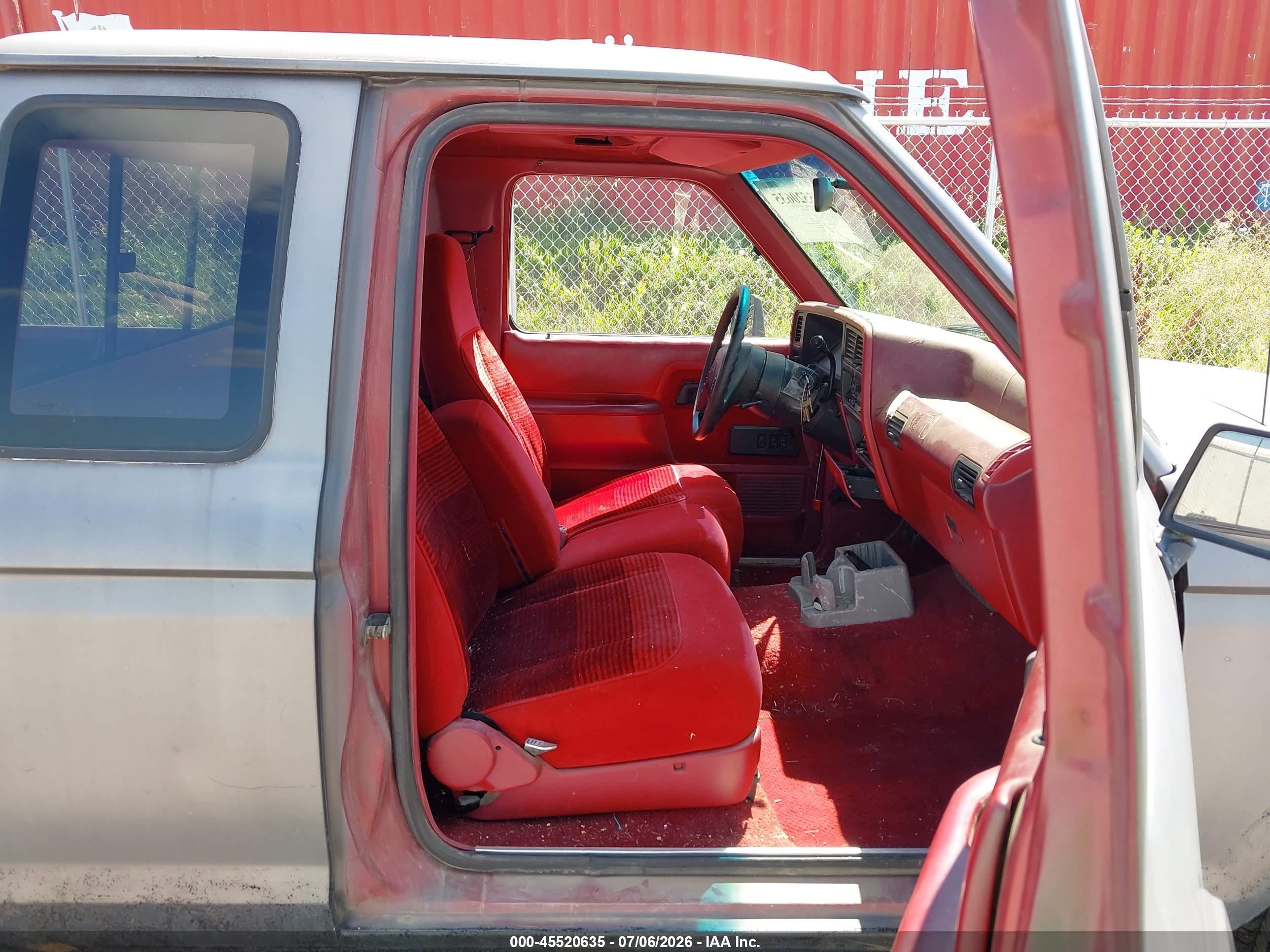 1991 Ford Ranger Super Cab Gray vin: 1FTCR14X3MPA90242