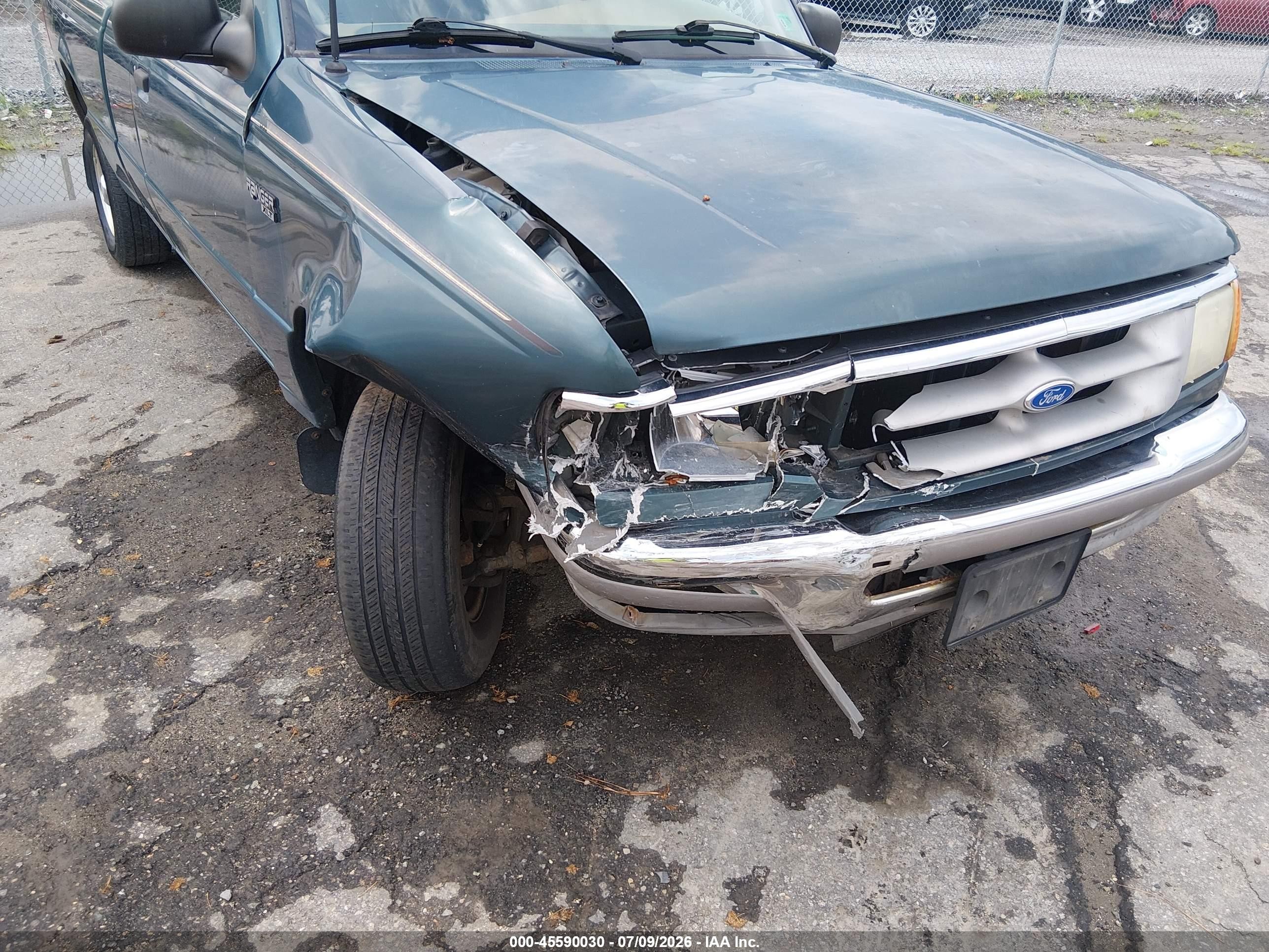 1995 Ford Ranger Super Cab Green vin: 1FTCR14X3SPB19669