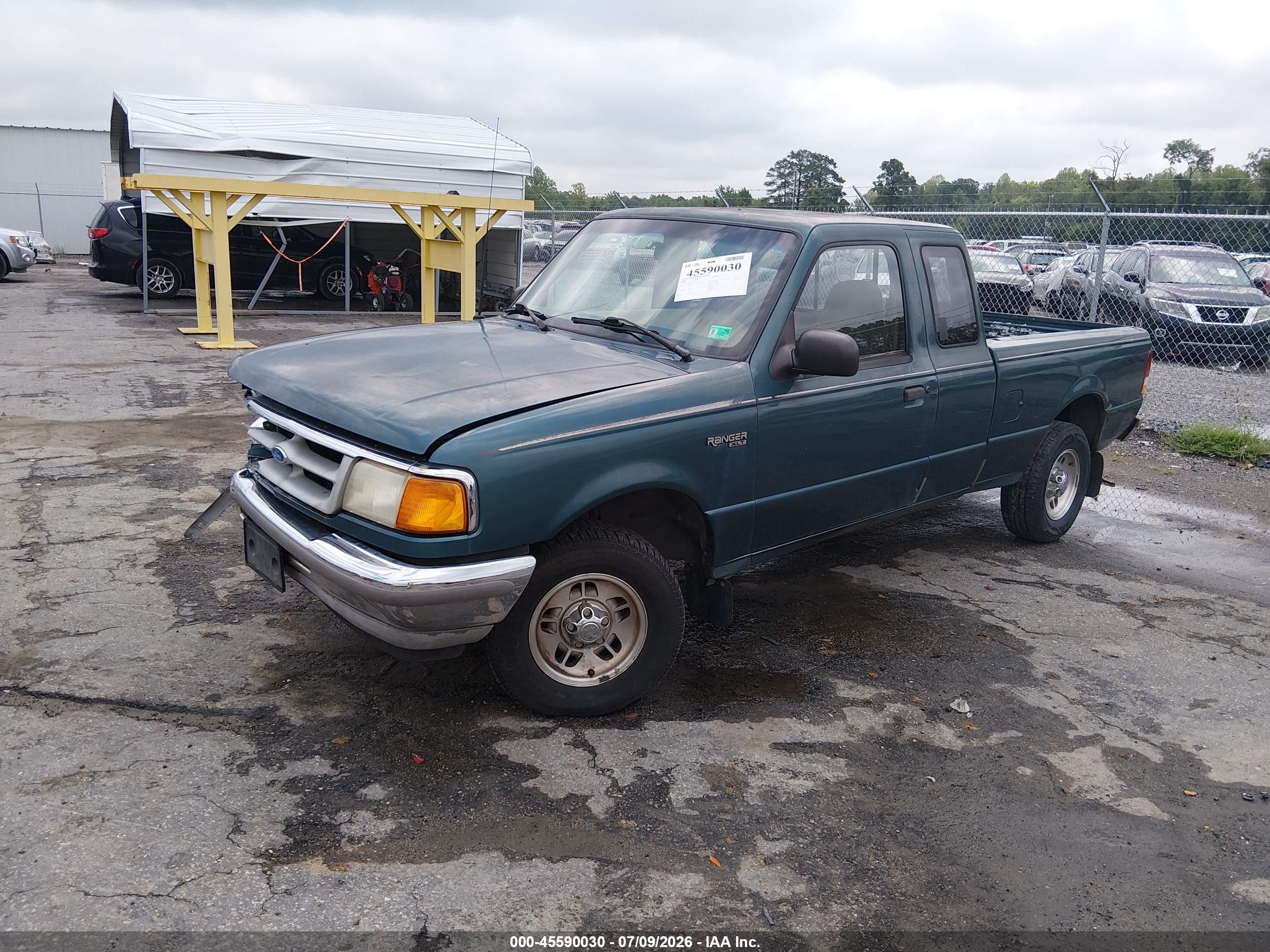 1995 Ford Ranger Super Cab Green vin: 1FTCR14X3SPB19669