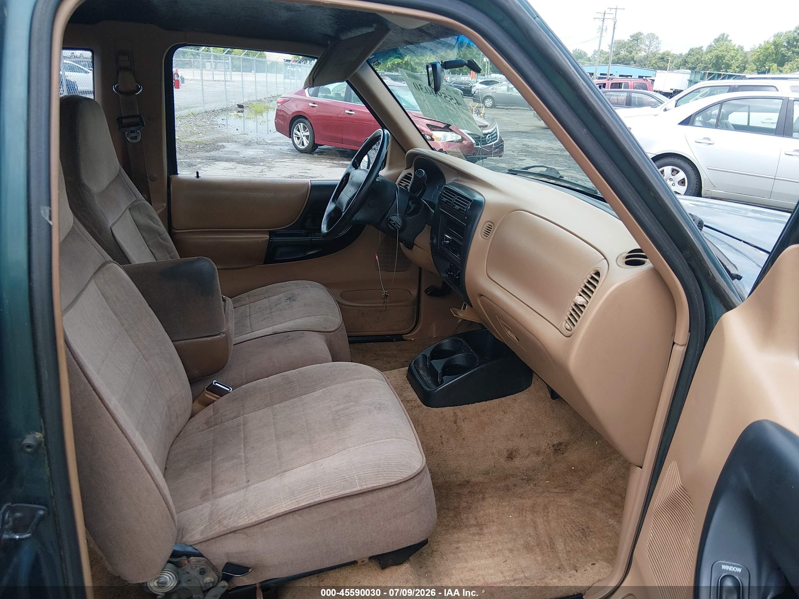 1995 Ford Ranger Super Cab Green vin: 1FTCR14X3SPB19669