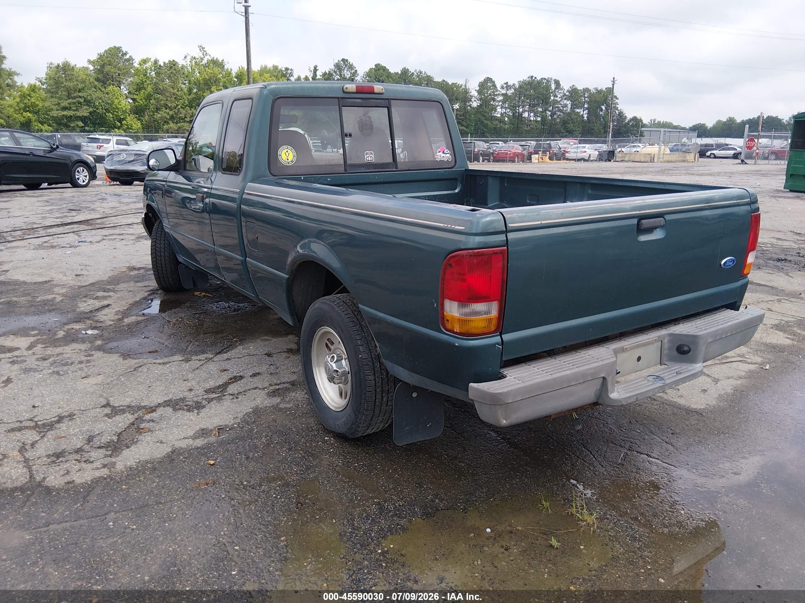 1995 Ford Ranger Super Cab Green vin: 1FTCR14X3SPB19669