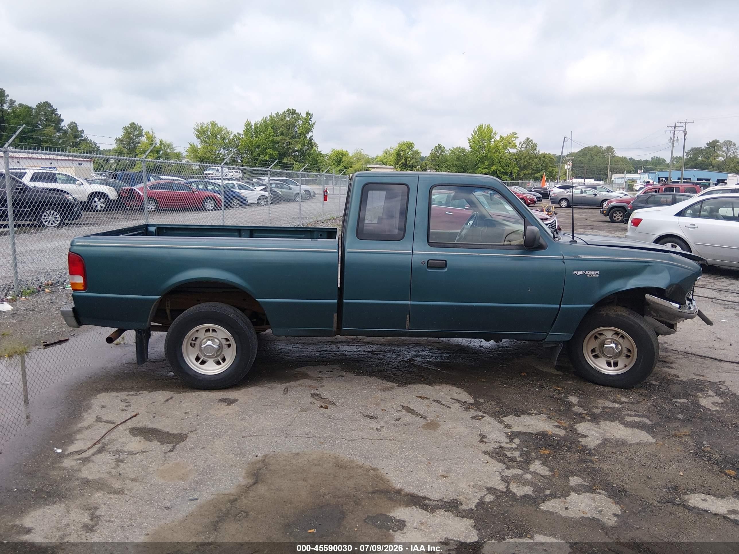 1995 Ford Ranger Super Cab Green vin: 1FTCR14X3SPB19669