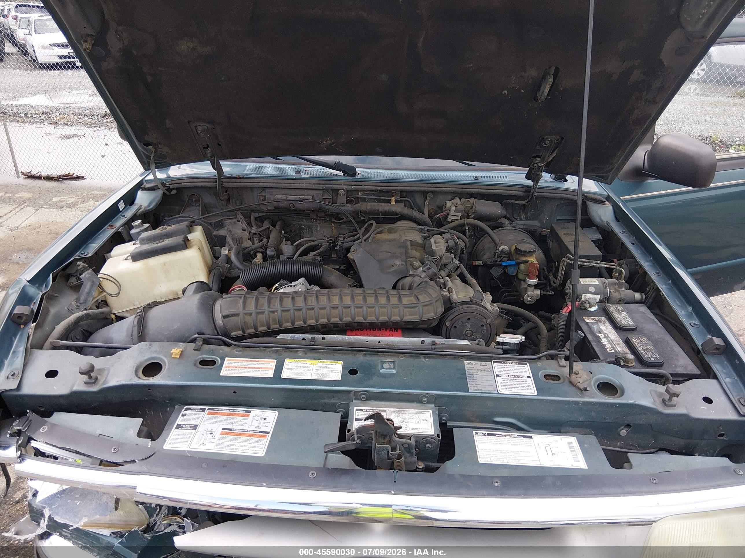 1995 Ford Ranger Super Cab Green vin: 1FTCR14X3SPB19669