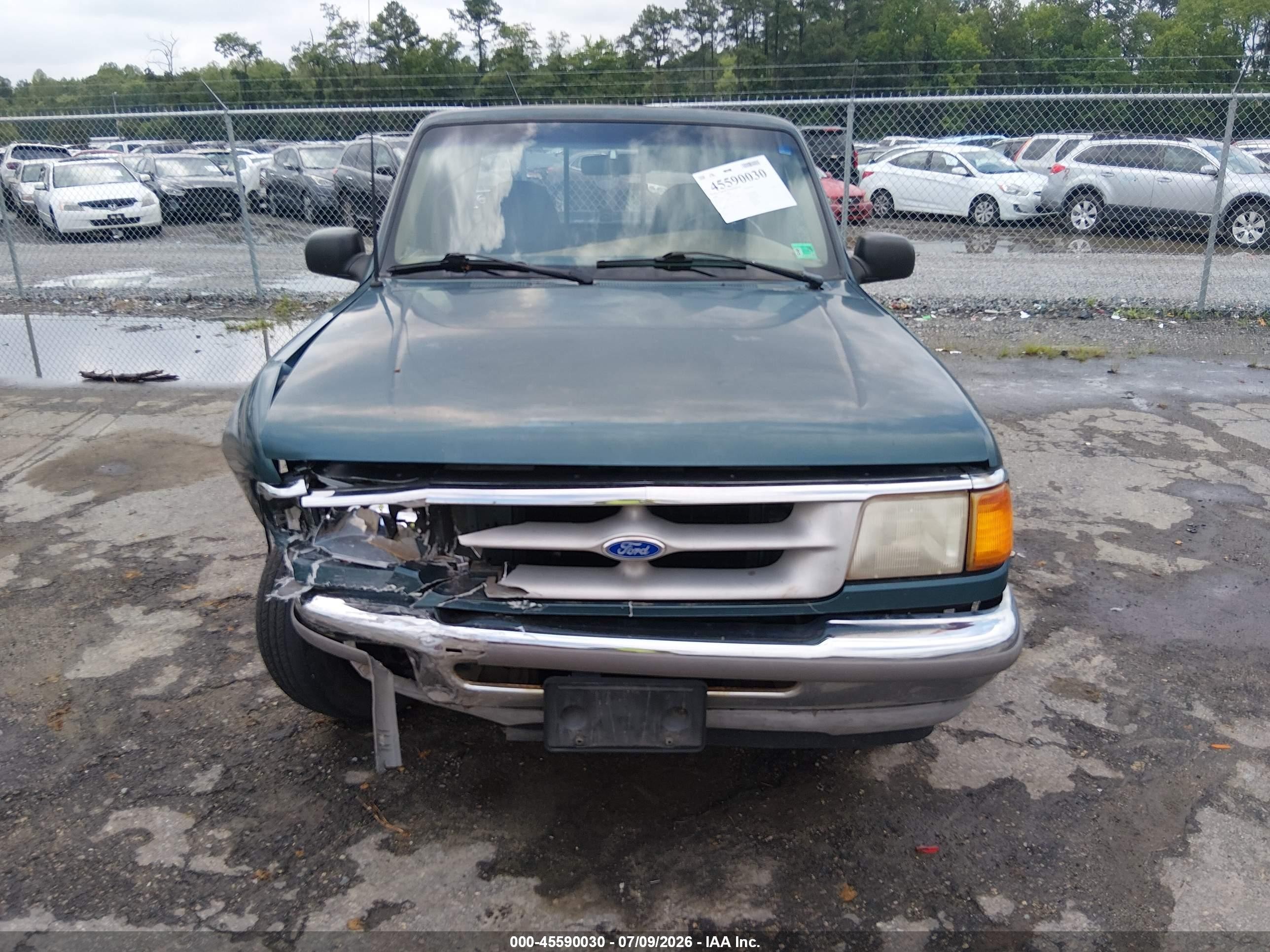 1995 Ford Ranger Super Cab Green vin: 1FTCR14X3SPB19669
