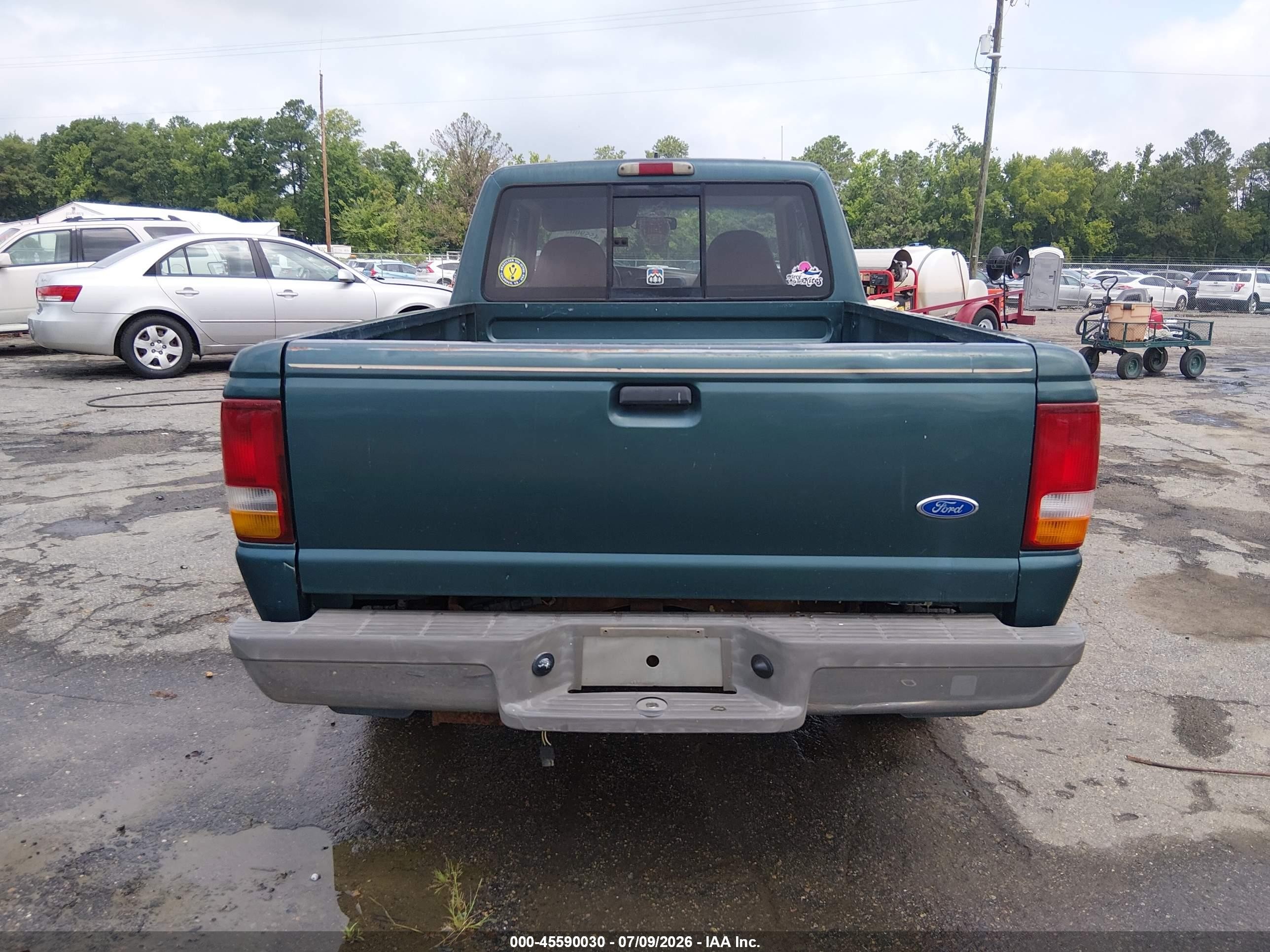 1995 Ford Ranger Super Cab Green vin: 1FTCR14X3SPB19669