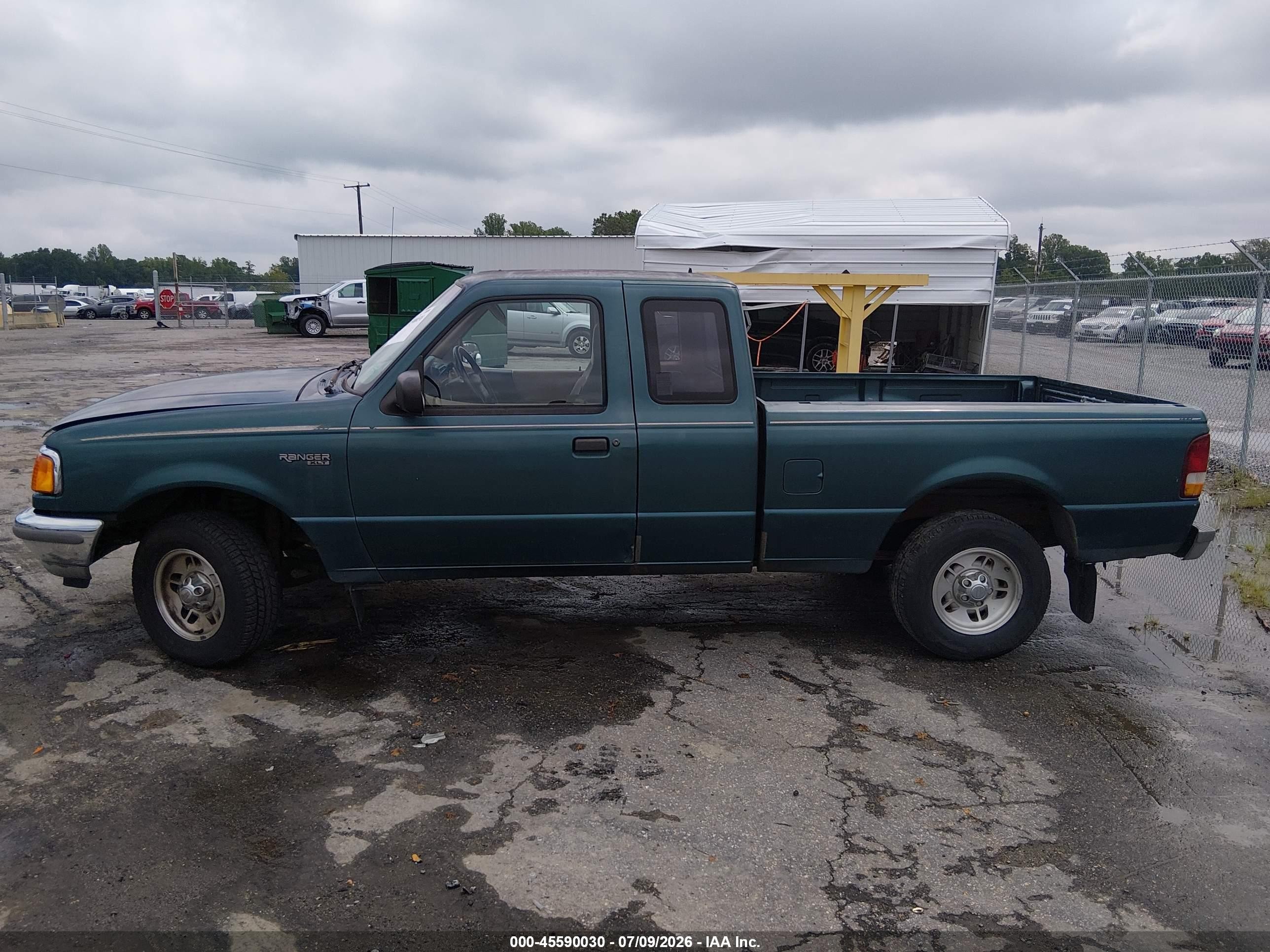 1995 Ford Ranger Super Cab Green vin: 1FTCR14X3SPB19669