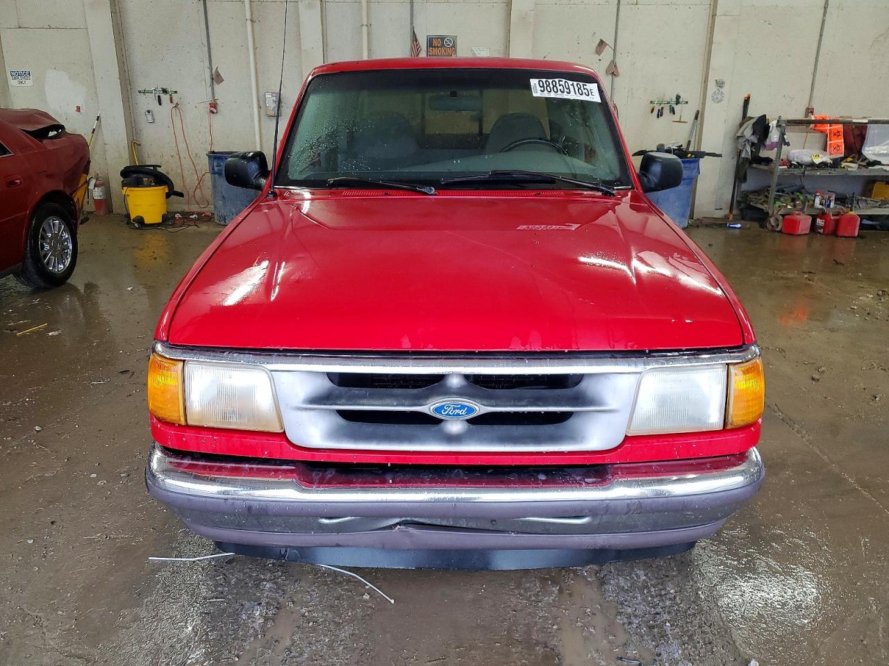 1996 Ford Ranger Super Cab Red vin: 1FTCR14X3TPA86027