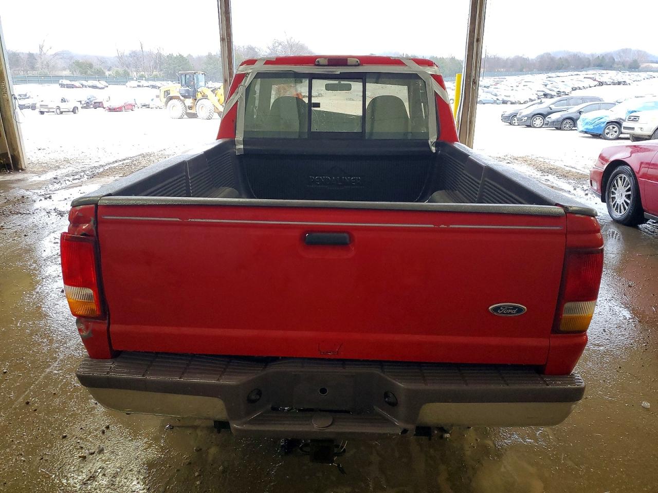 1996 Ford Ranger Super Cab Red vin: 1FTCR14X3TPA86027