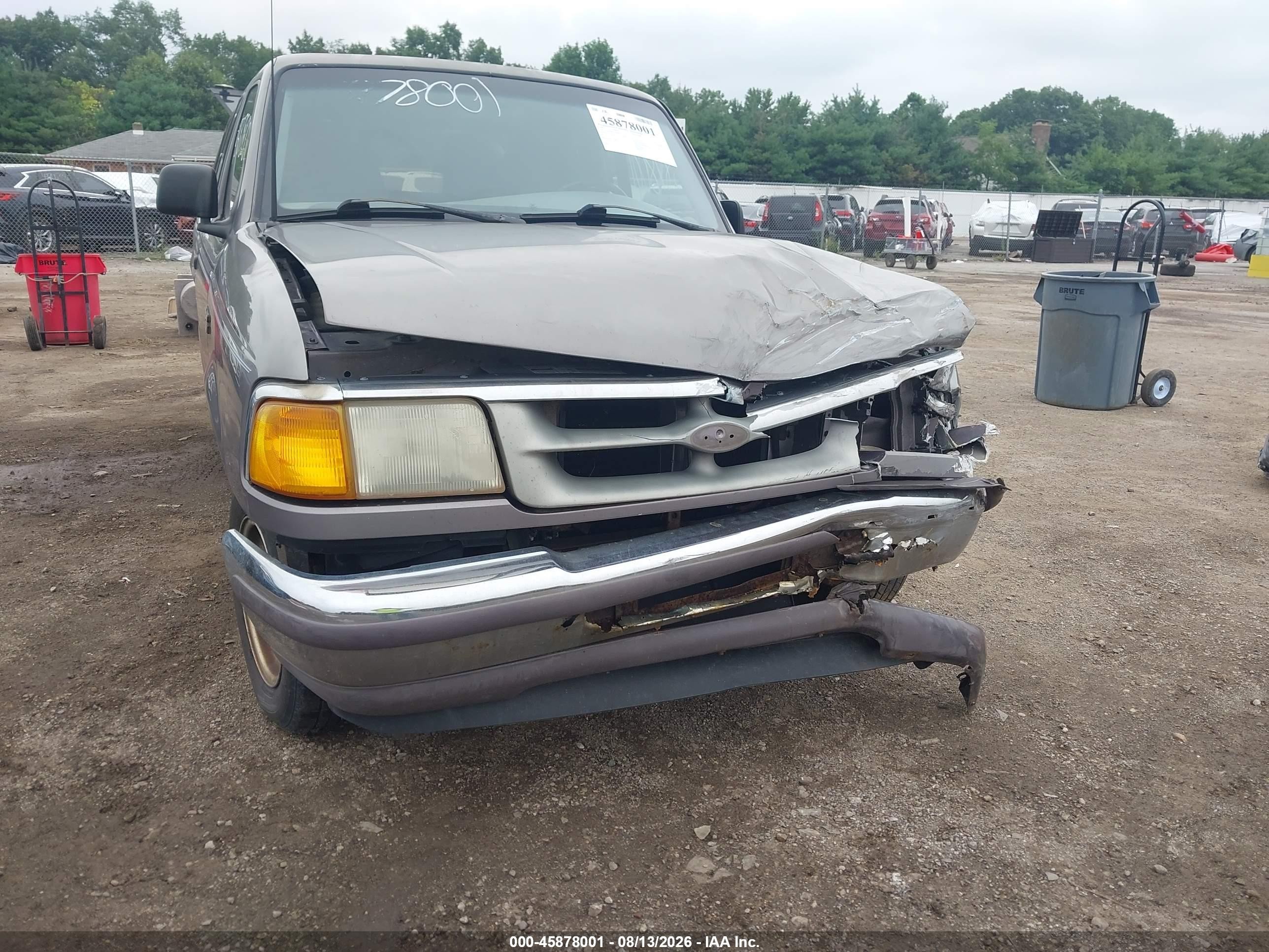 1997 Ford Ranger Splash/xlt Gray vin: 1FTCR14X3VPA09922