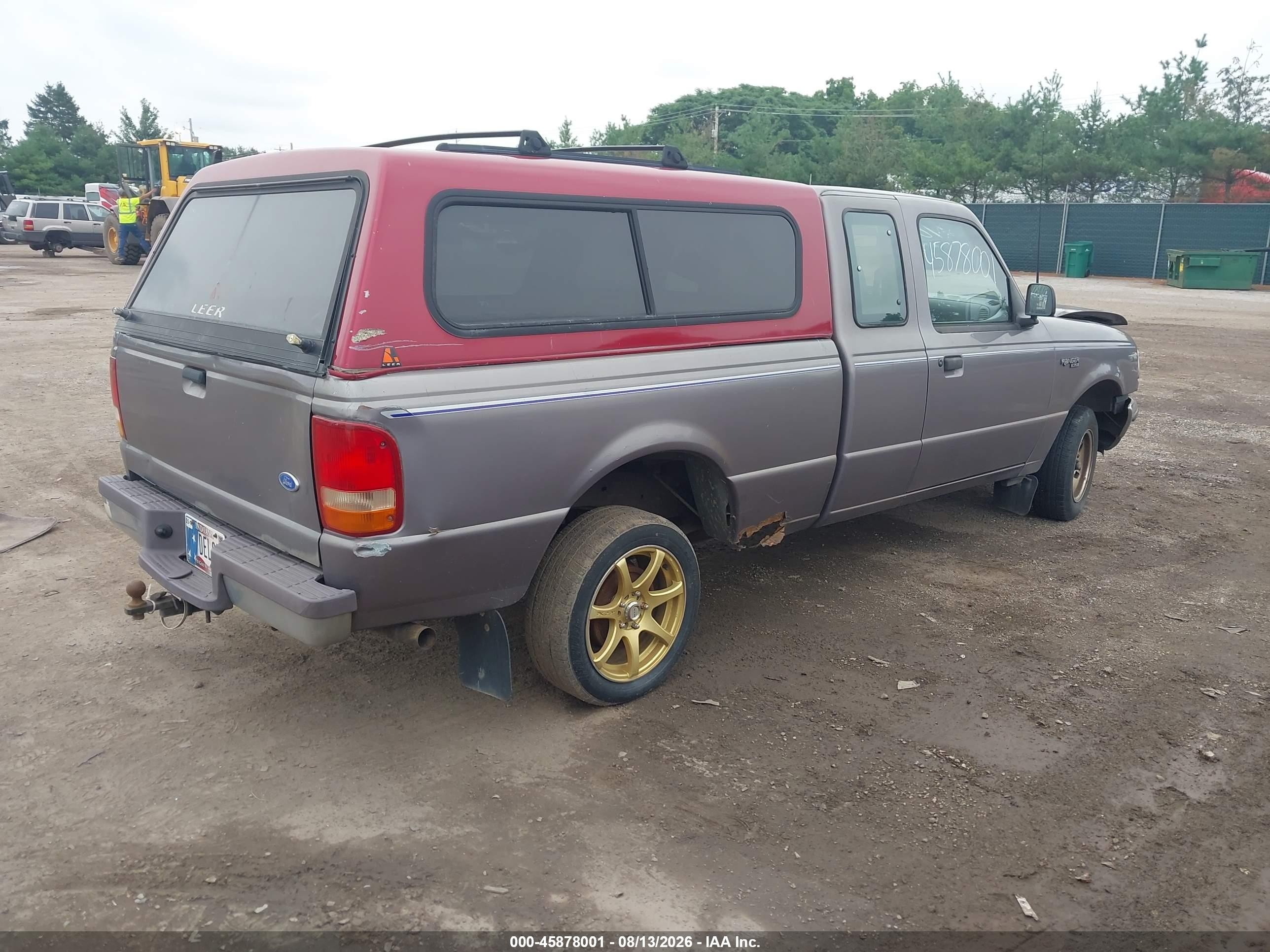 1997 Ford Ranger Splash/xlt Gray vin: 1FTCR14X3VPA09922