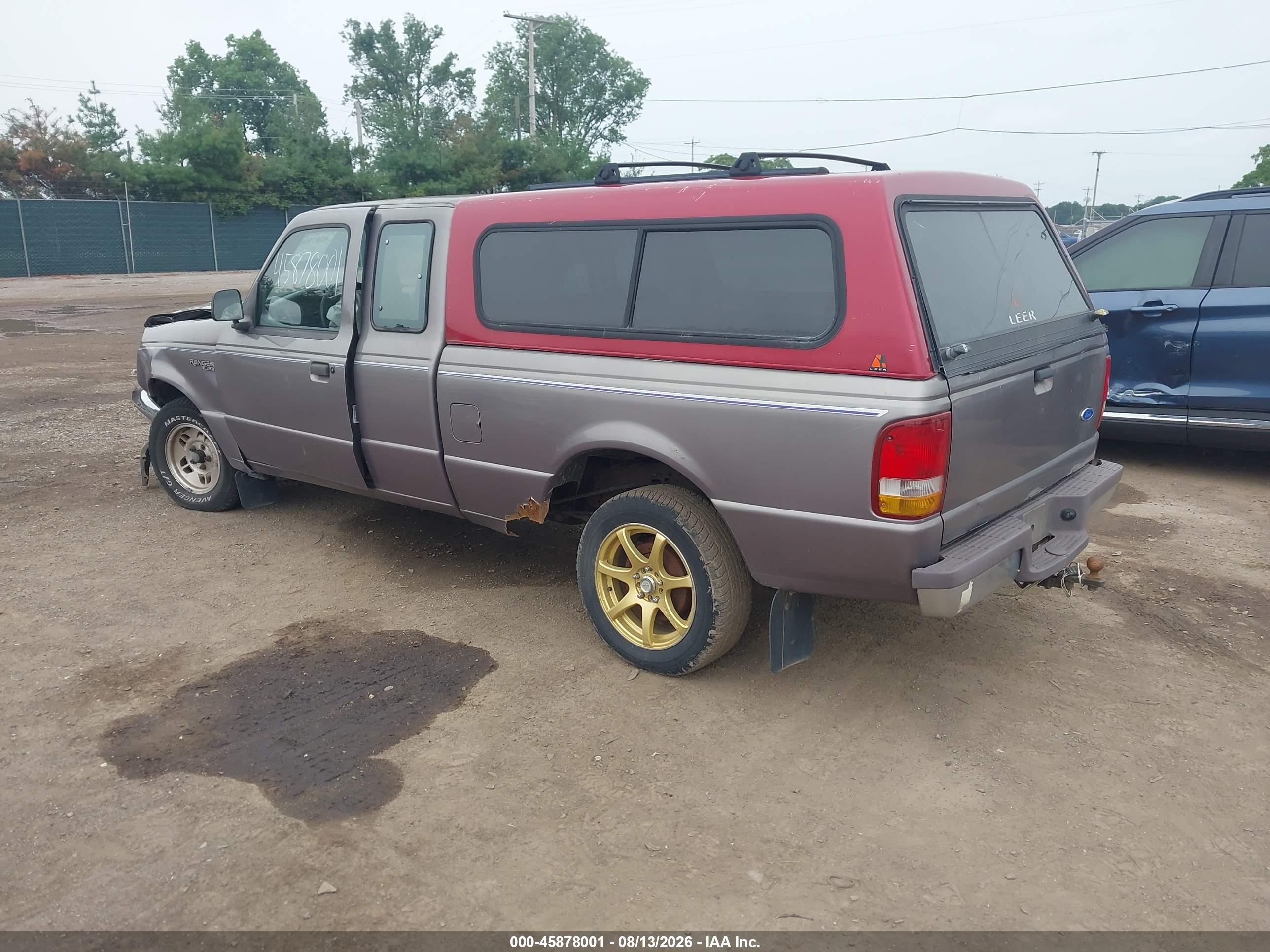 1997 Ford Ranger Splash/xlt Gray vin: 1FTCR14X3VPA09922