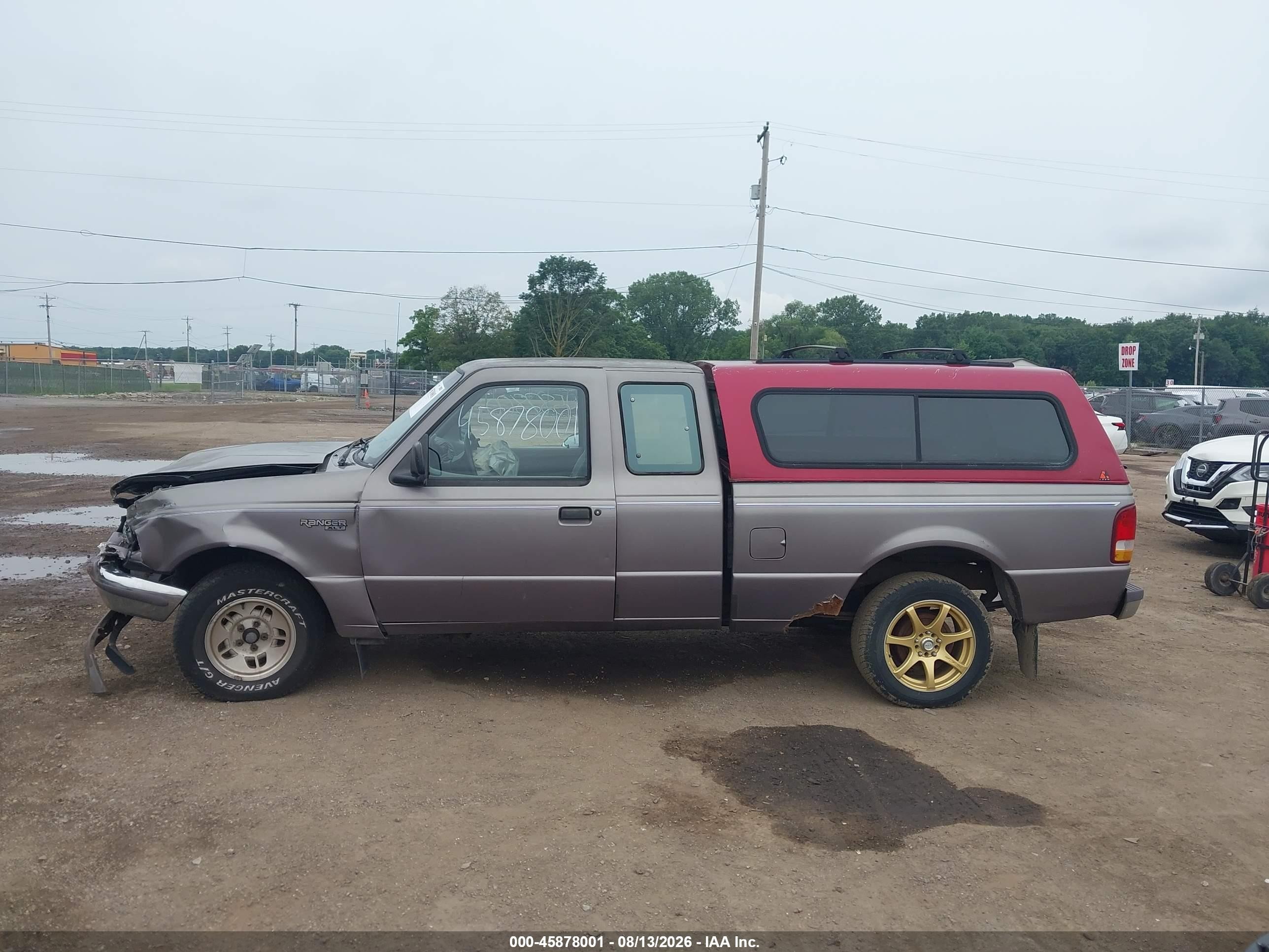 1997 Ford Ranger Splash/xlt Gray vin: 1FTCR14X3VPA09922