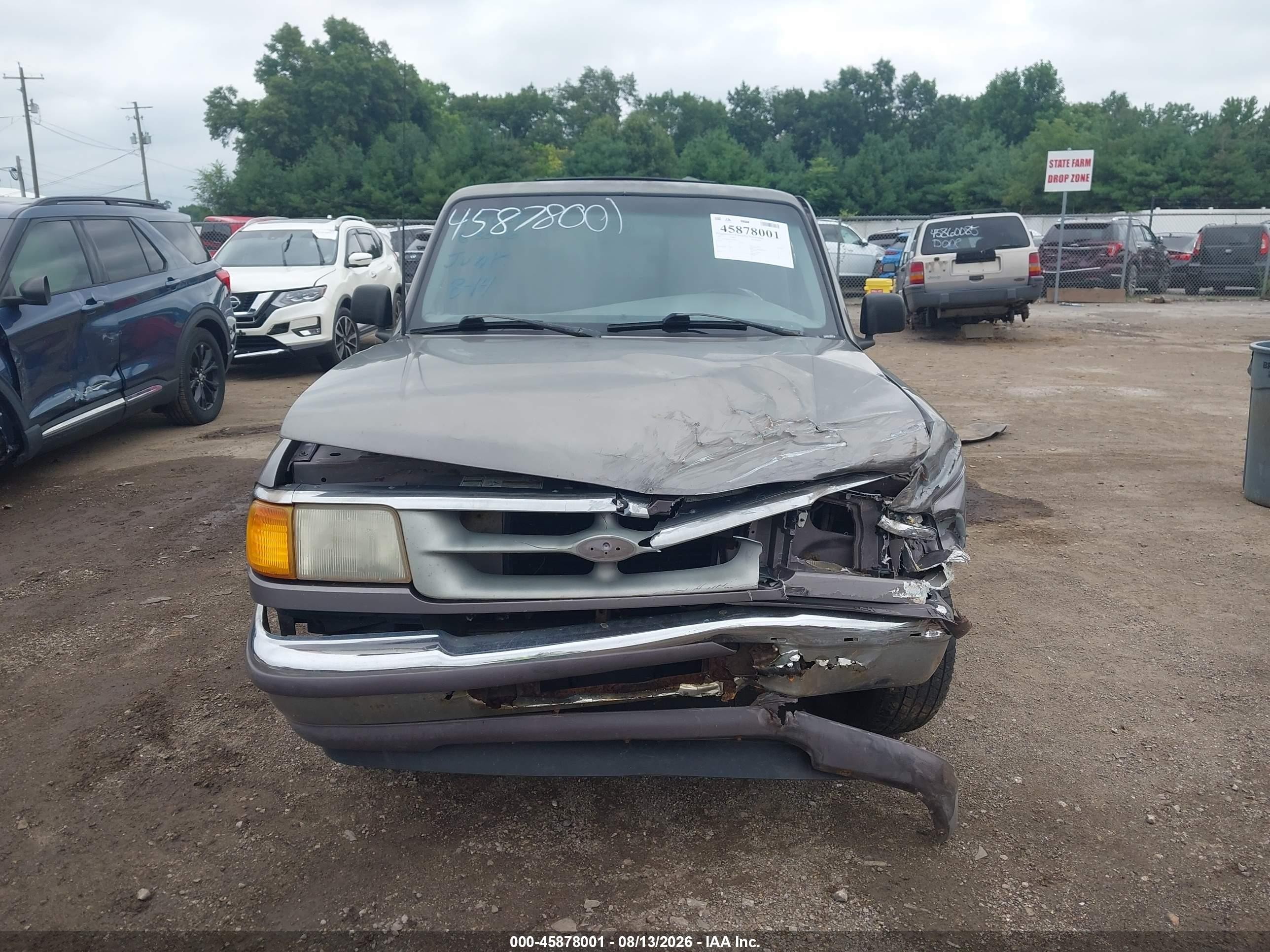 1997 Ford Ranger Splash/xlt Gray vin: 1FTCR14X3VPA09922