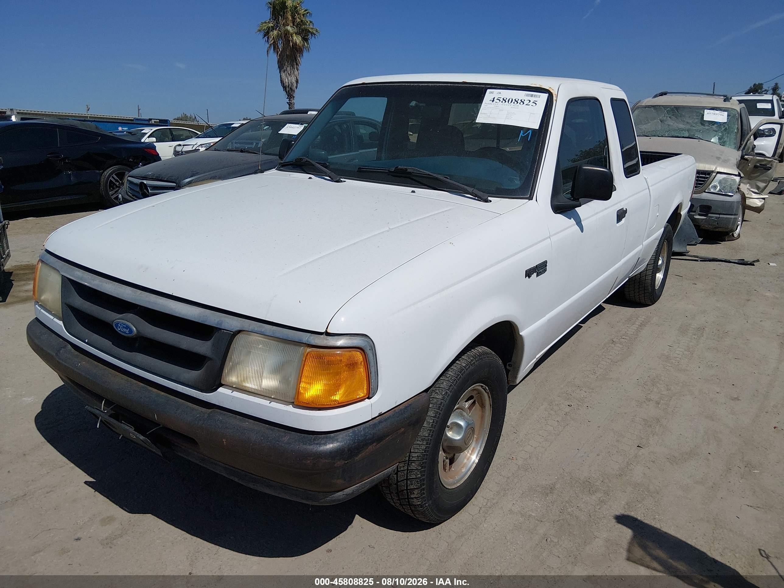 1997 Ford Ranger Splash/xlt White vin: 1FTCR14X3VPB15254