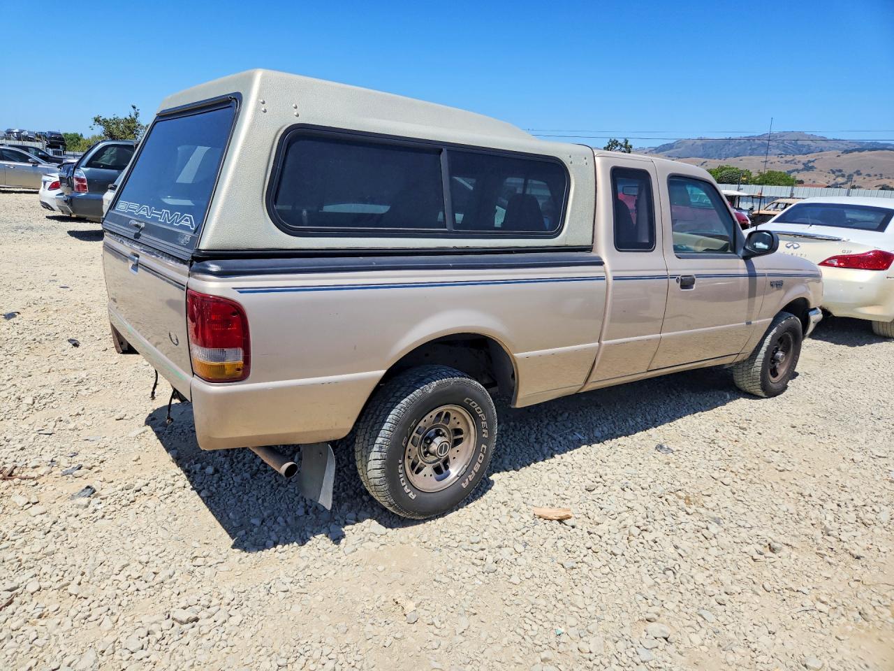 1993 Ford Ranger Super Cab Tan vin: 1FTCR14X4PPB69293