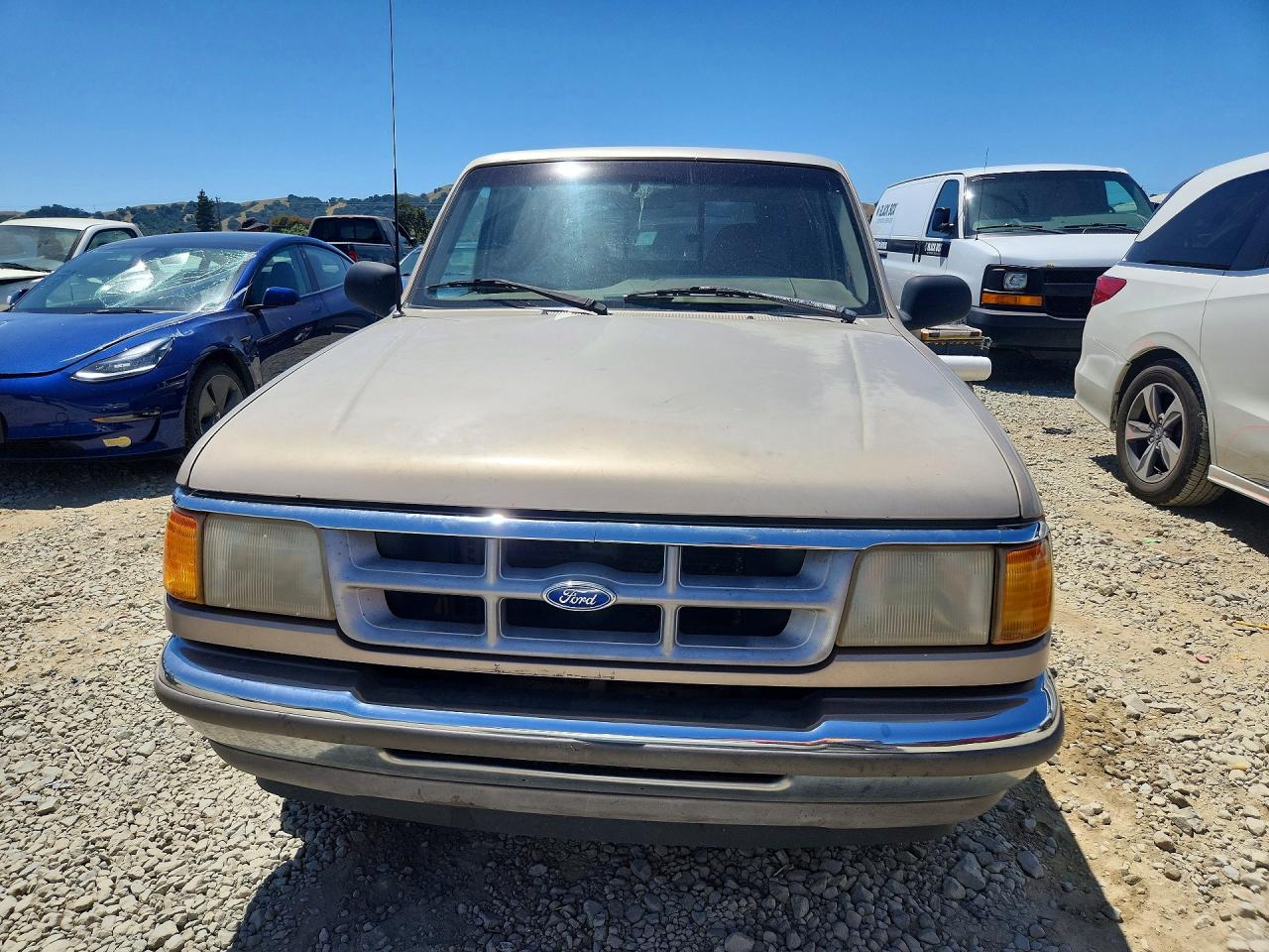 1993 Ford Ranger Super Cab Tan vin: 1FTCR14X4PPB69293