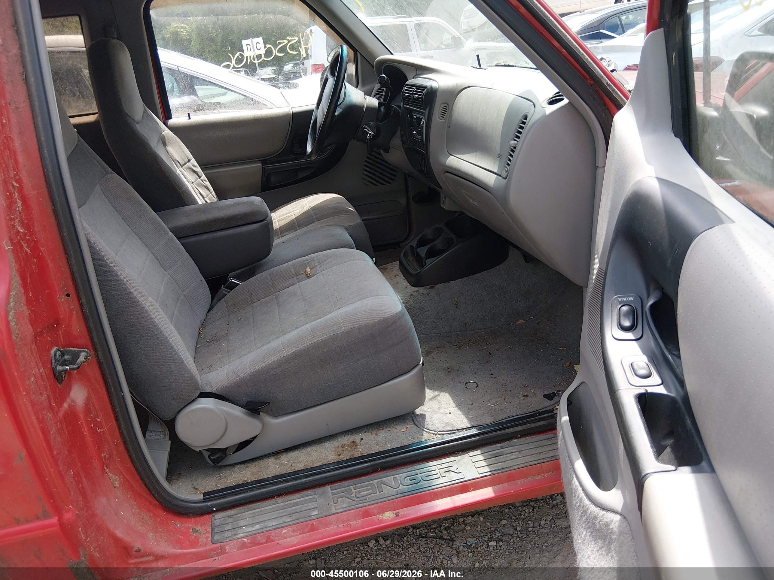 1996 Ford Ranger Super Cab Red vin: 1FTCR14X4TPA54364