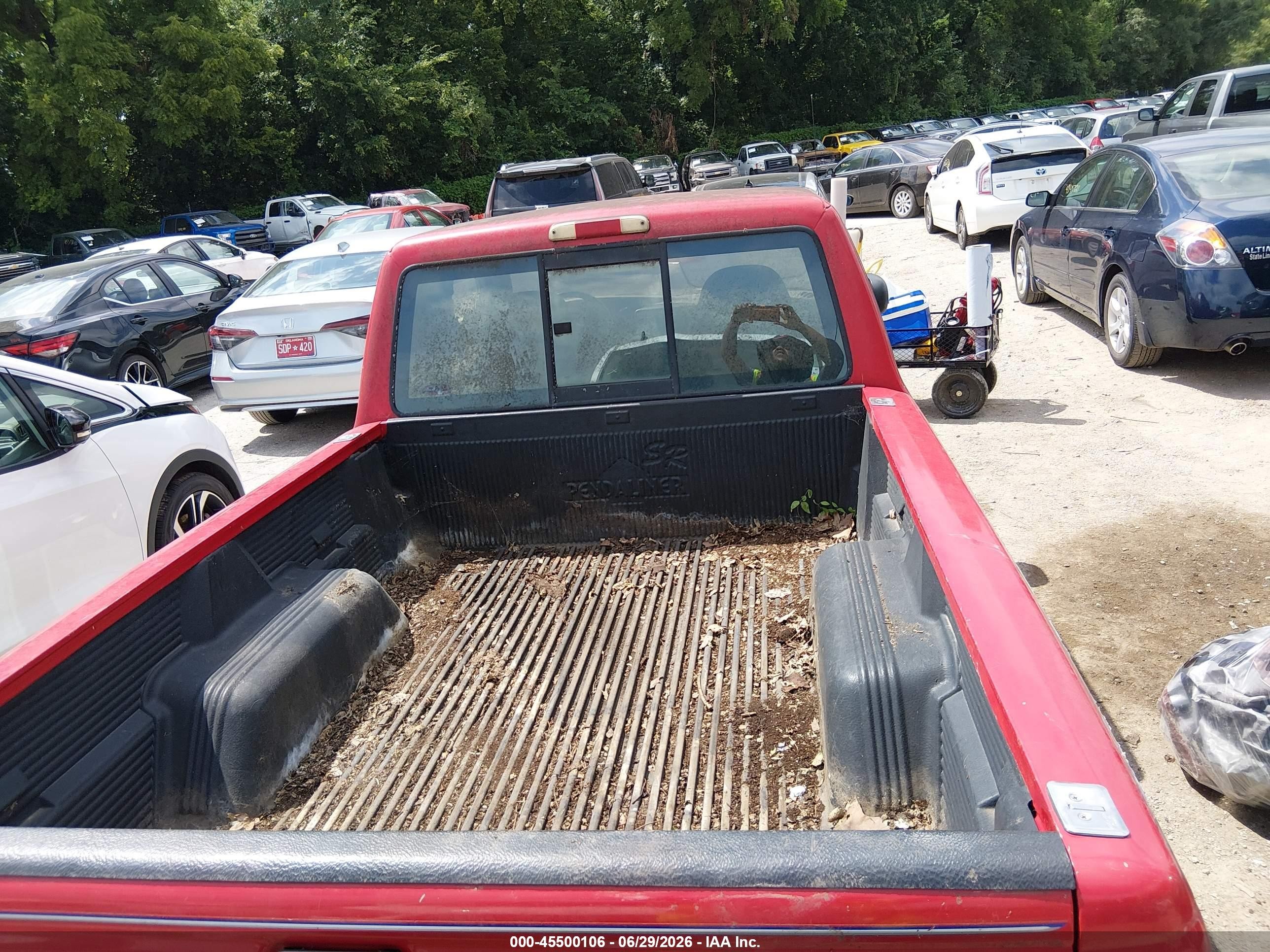 1996 Ford Ranger Super Cab Red vin: 1FTCR14X4TPA54364